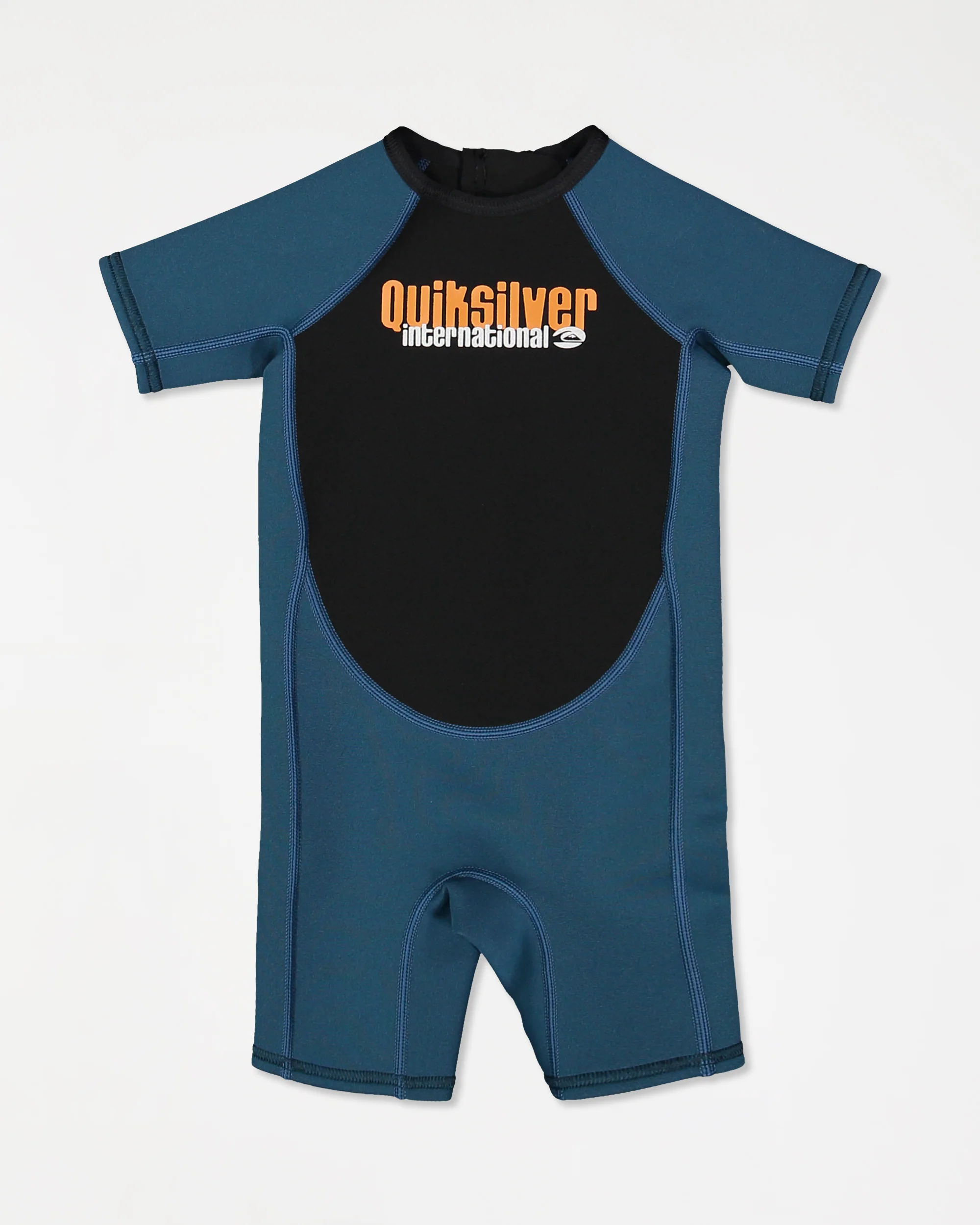 Boys 2-4 1.5mm Short Sleeve Back Zip Springsuit