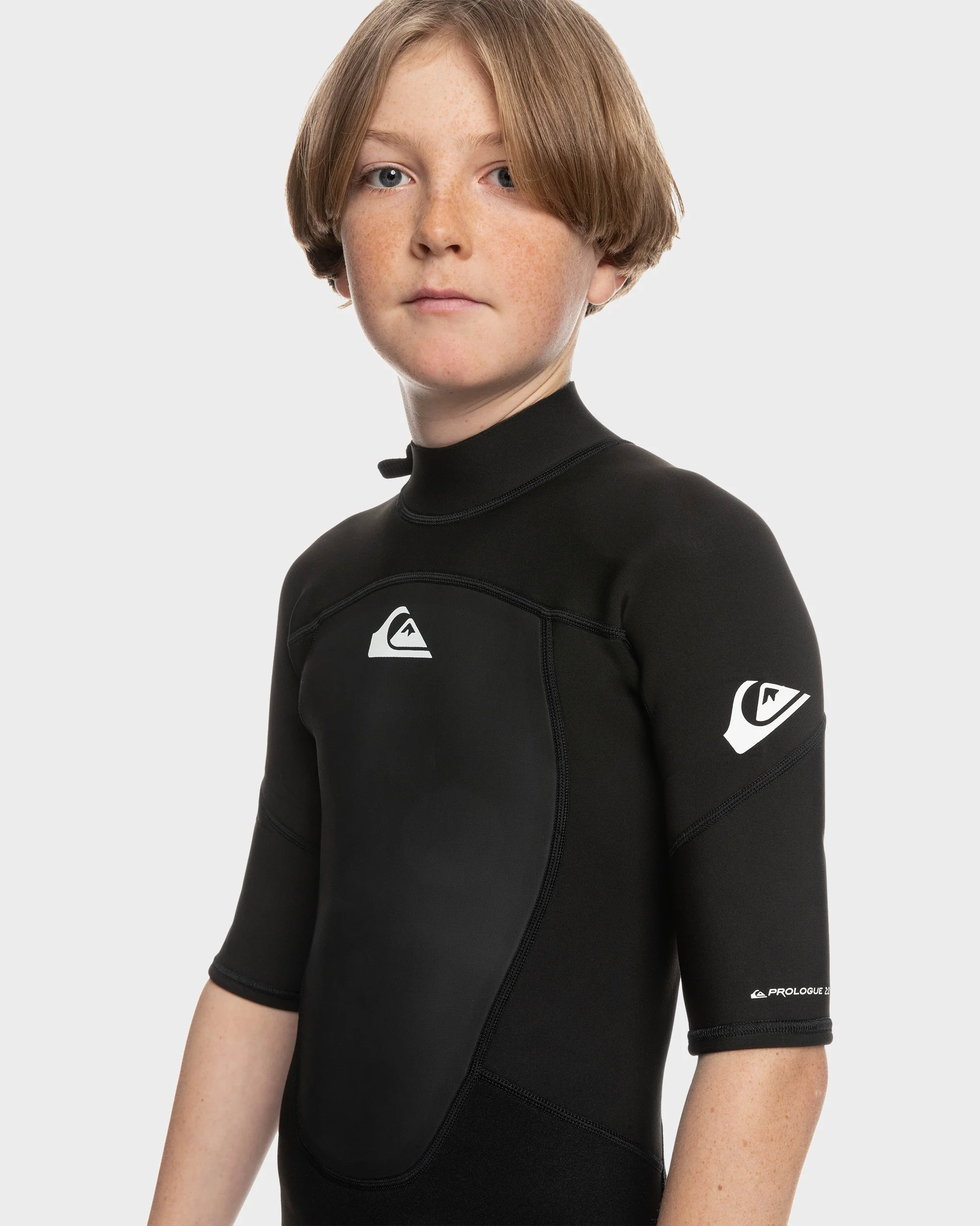 Boys 8-16 2/2mm Prologue Short Sleeve Back Zip Springsuit - Image 4