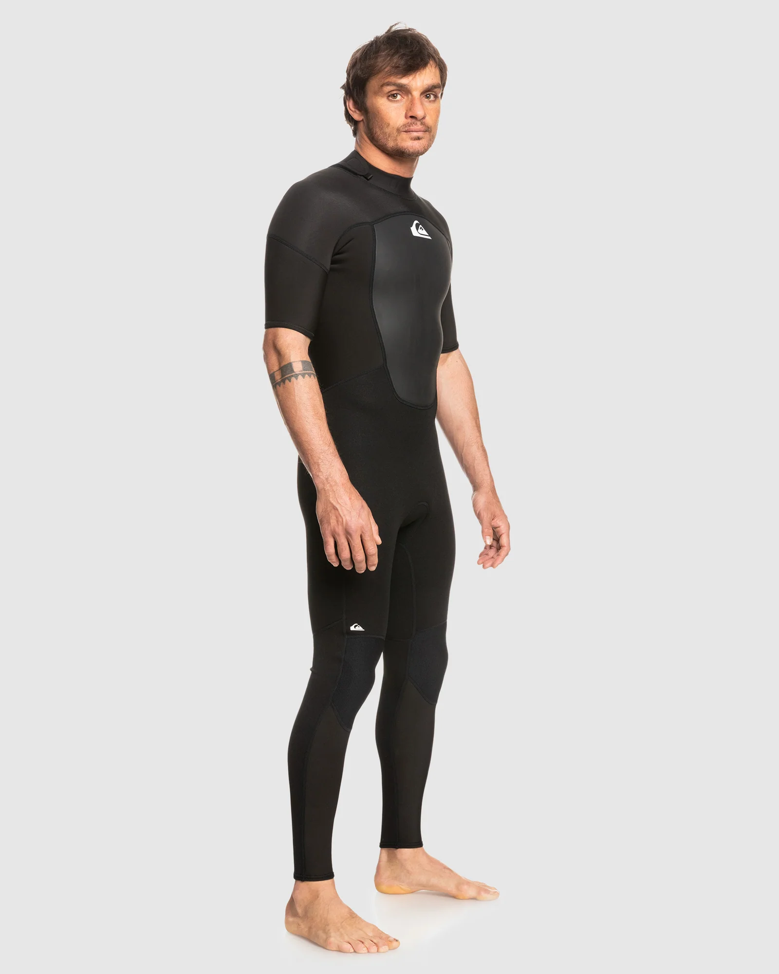 Mens 2/2mm Prologue Short Sleeve Back Zip Springsuit - Image 2