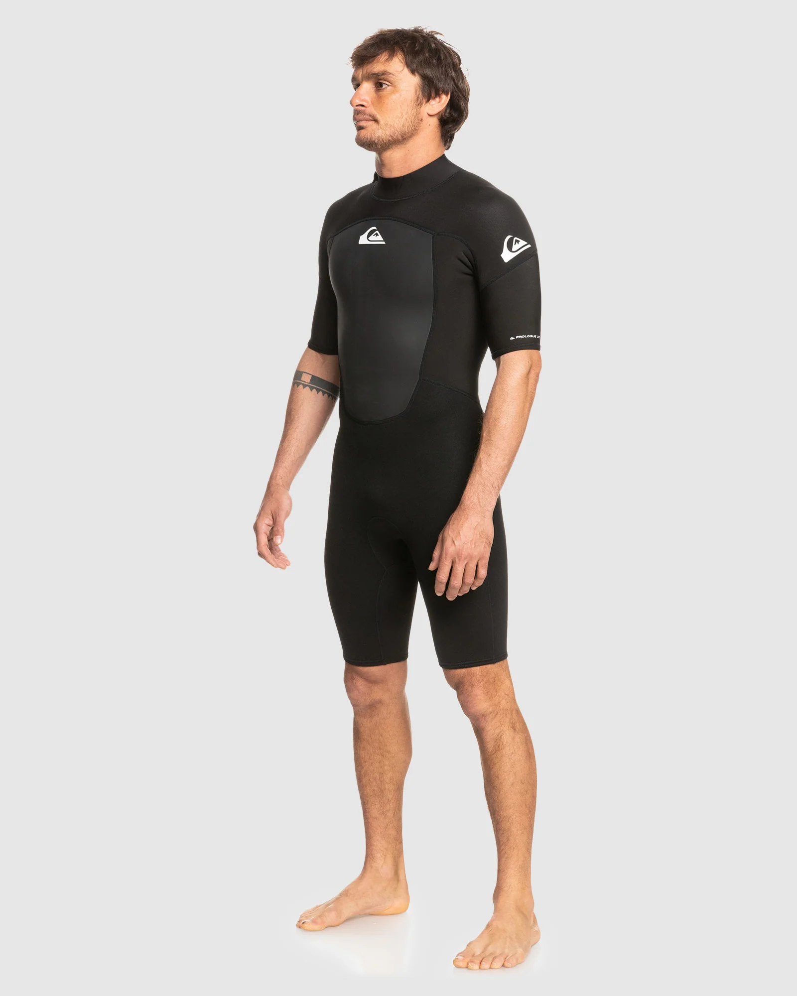 Mens 2/2mm Prologue Short Sleeve Back Zip Springsuit - Image 4