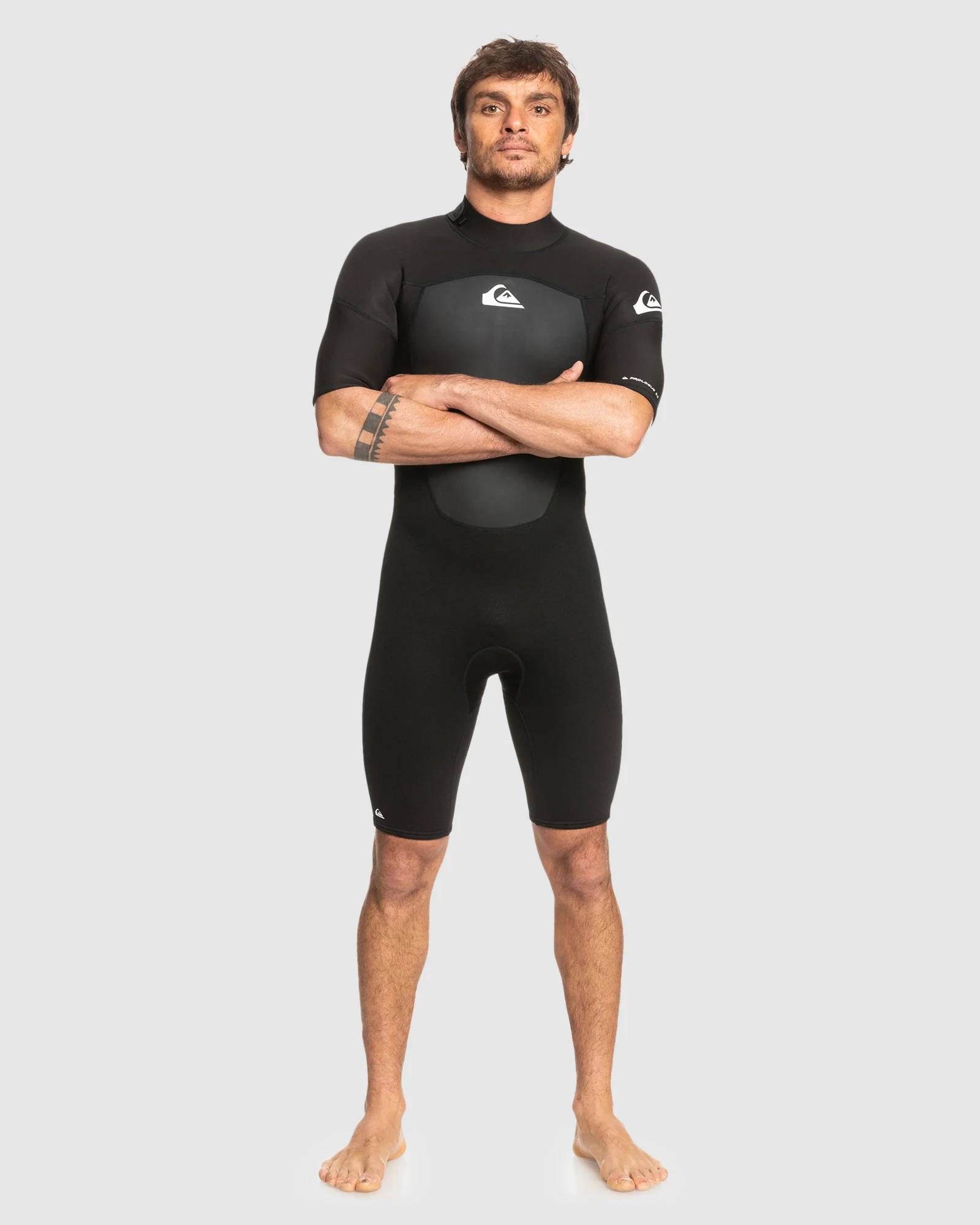 Mens 2/2mm Prologue Short Sleeve Back Zip Springsuit - Image 5