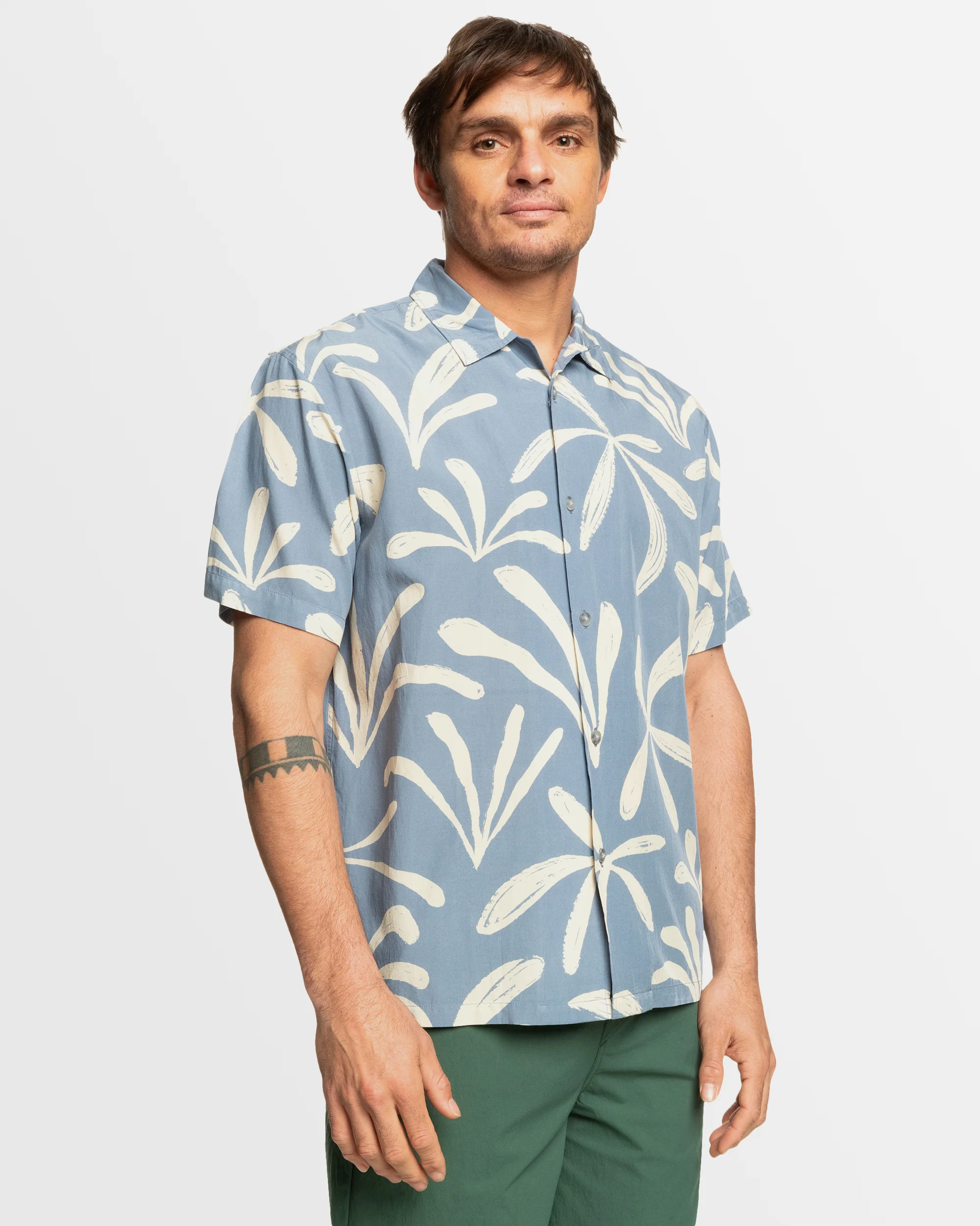 Mens Abstract Island Shirt - Image 2