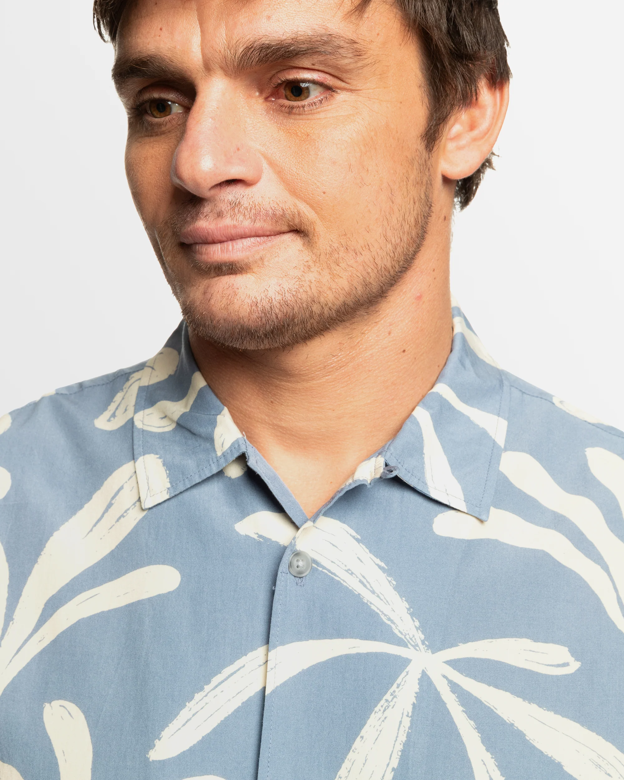 Mens Abstract Island Shirt - Image 3