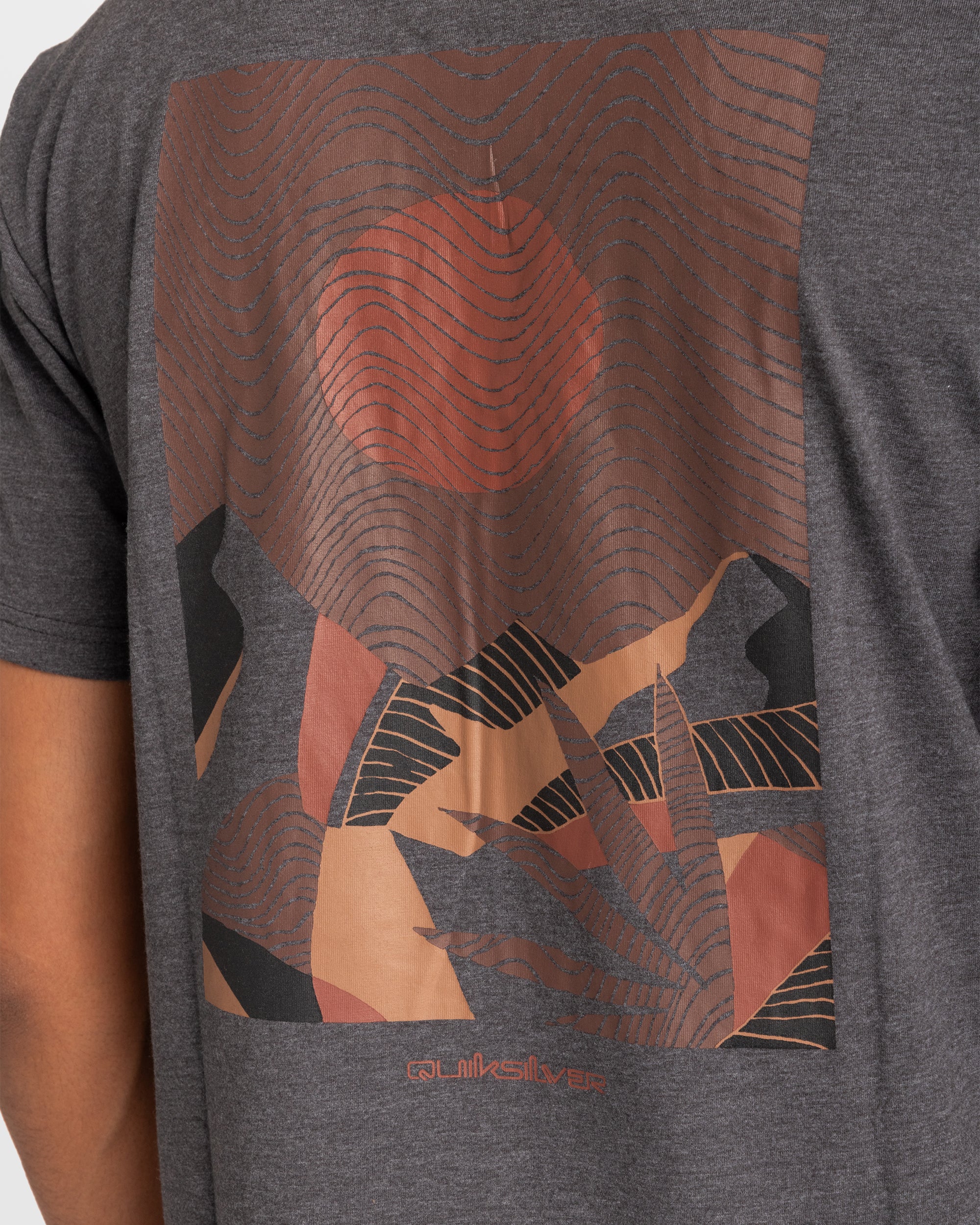 Mens Abstract Nature Short Sleeve T-Shirt - Image 4