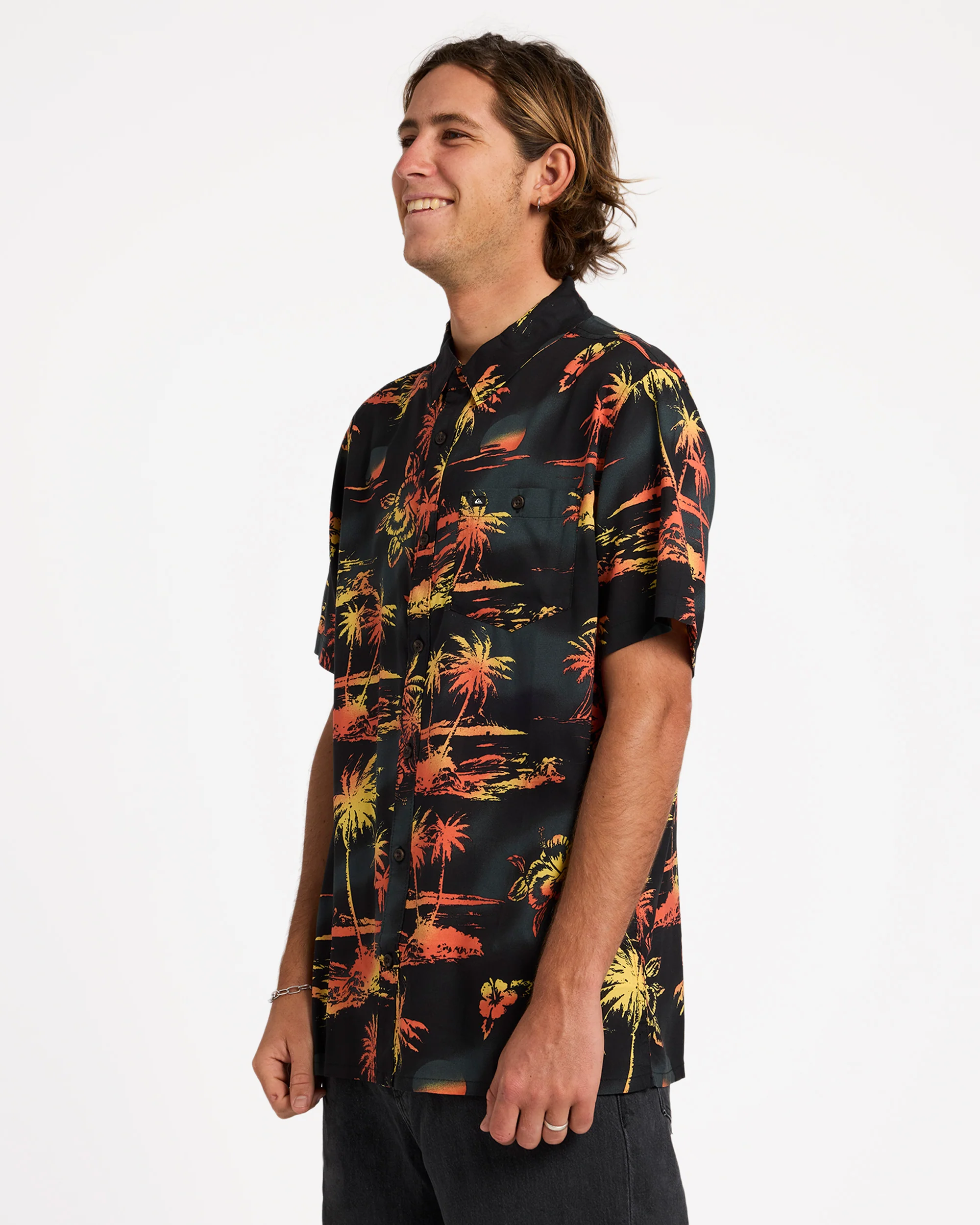 Mens Airflow Viscose Short Sleeve Shirt - Image 3