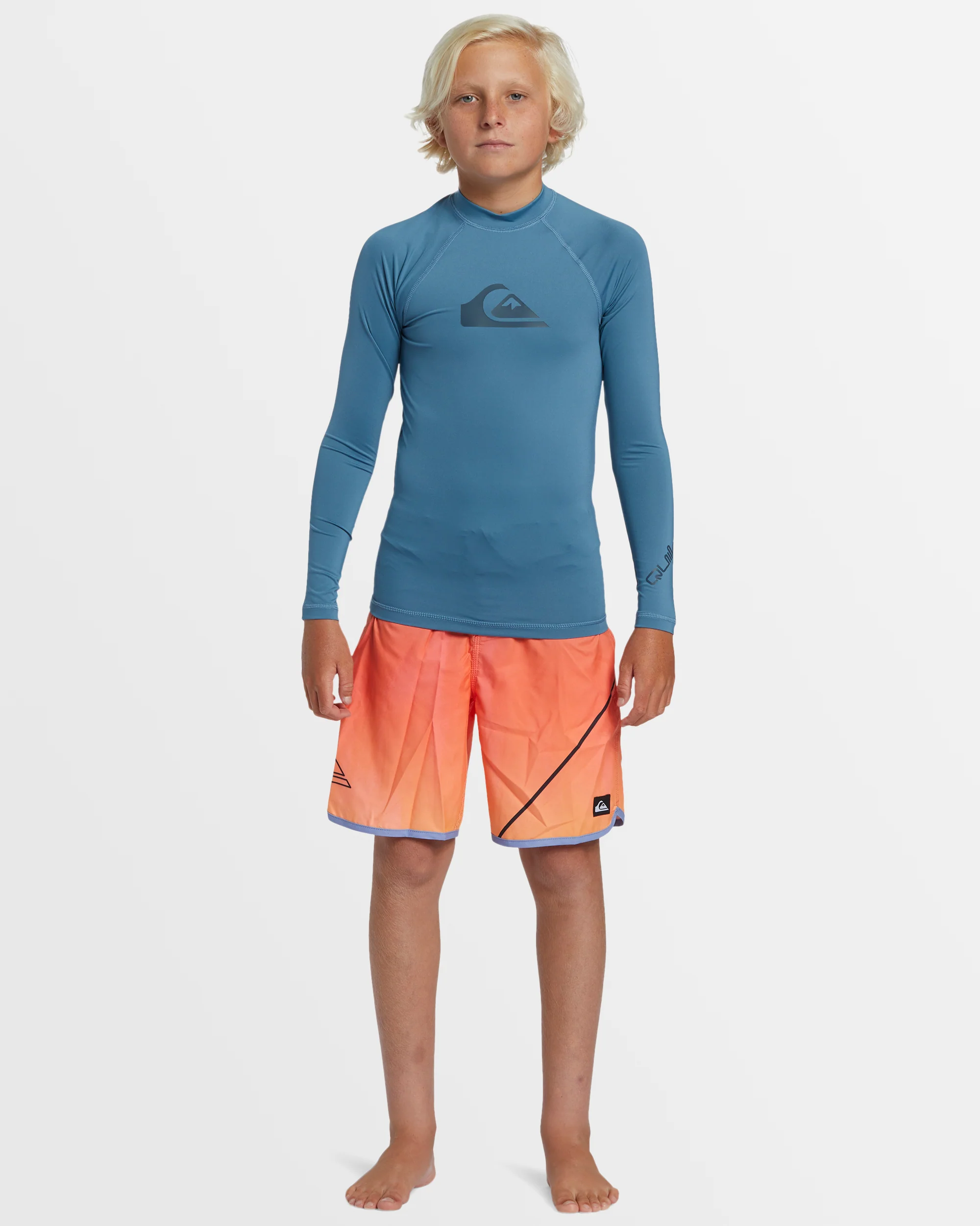Boys 8-16 All Time Long Sleeve UPF 50 Rash Vest - Image 6