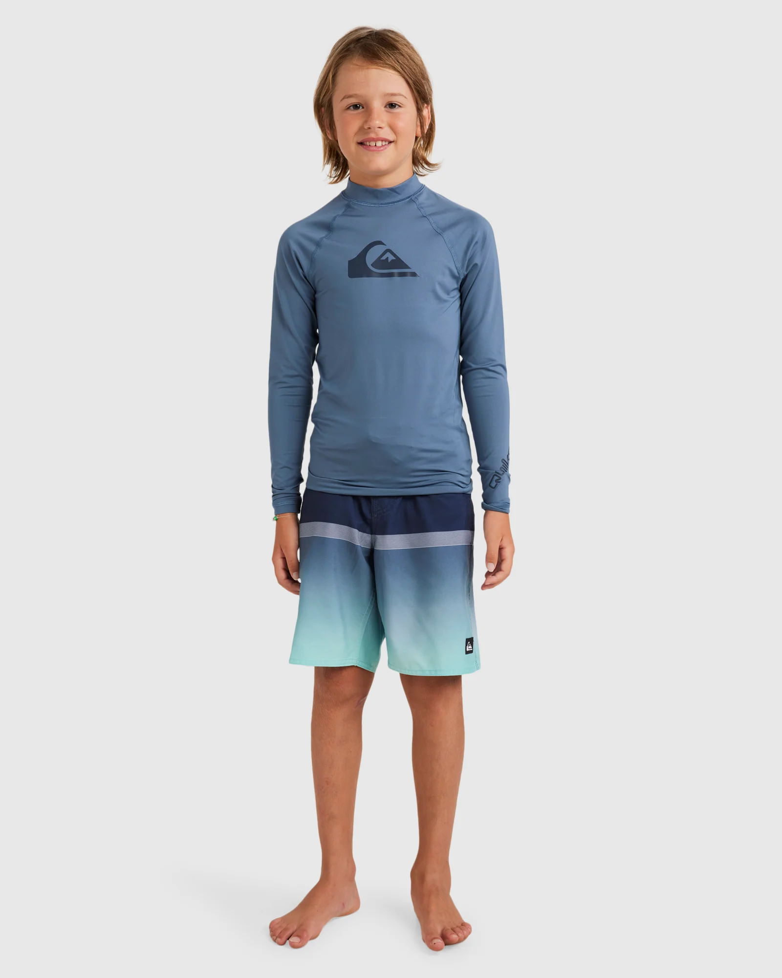 Boys 8-16 All Time Long Sleeve UPF 50 Rash Vest - Image 5