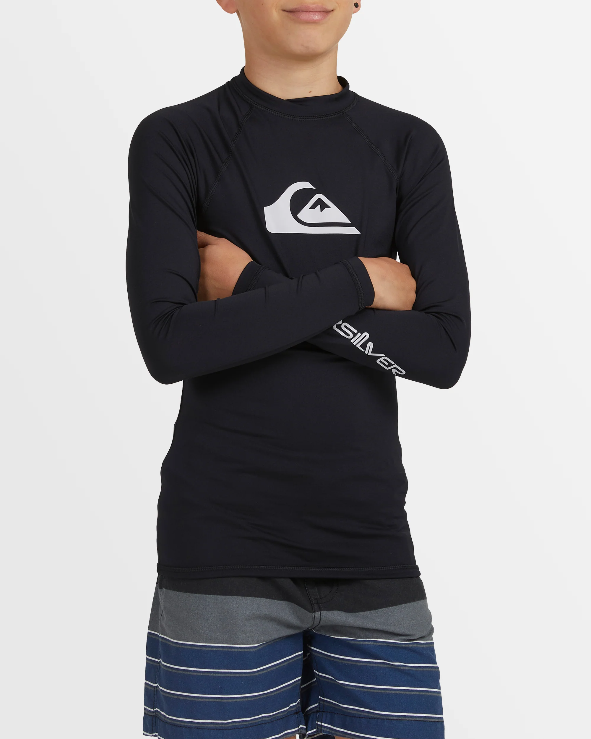 Boys 8-16 All Time Long Sleeve UPF 50 Rash Vest - Image 3