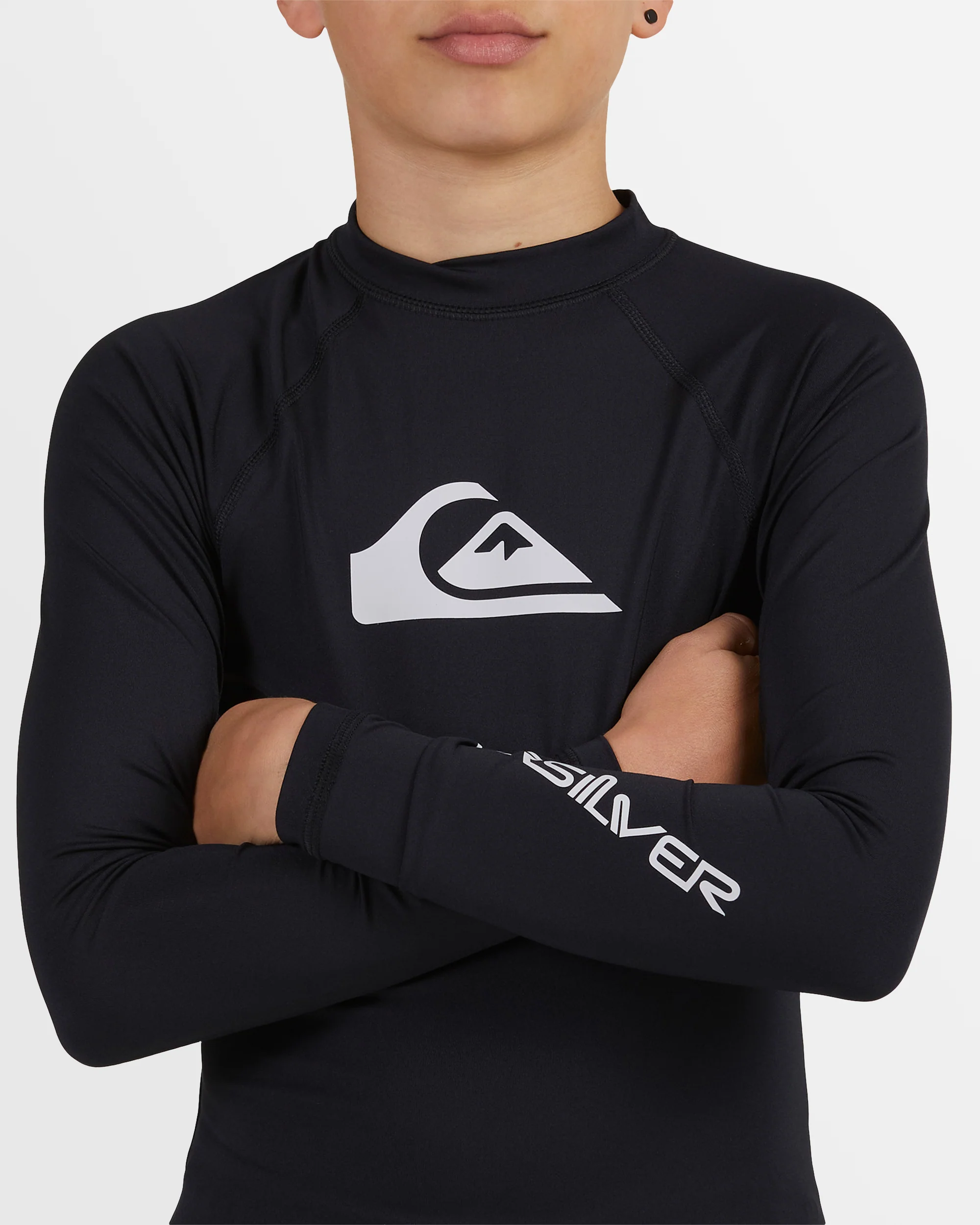 Boys 8-16 All Time Long Sleeve UPF 50 Rash Vest - Image 6