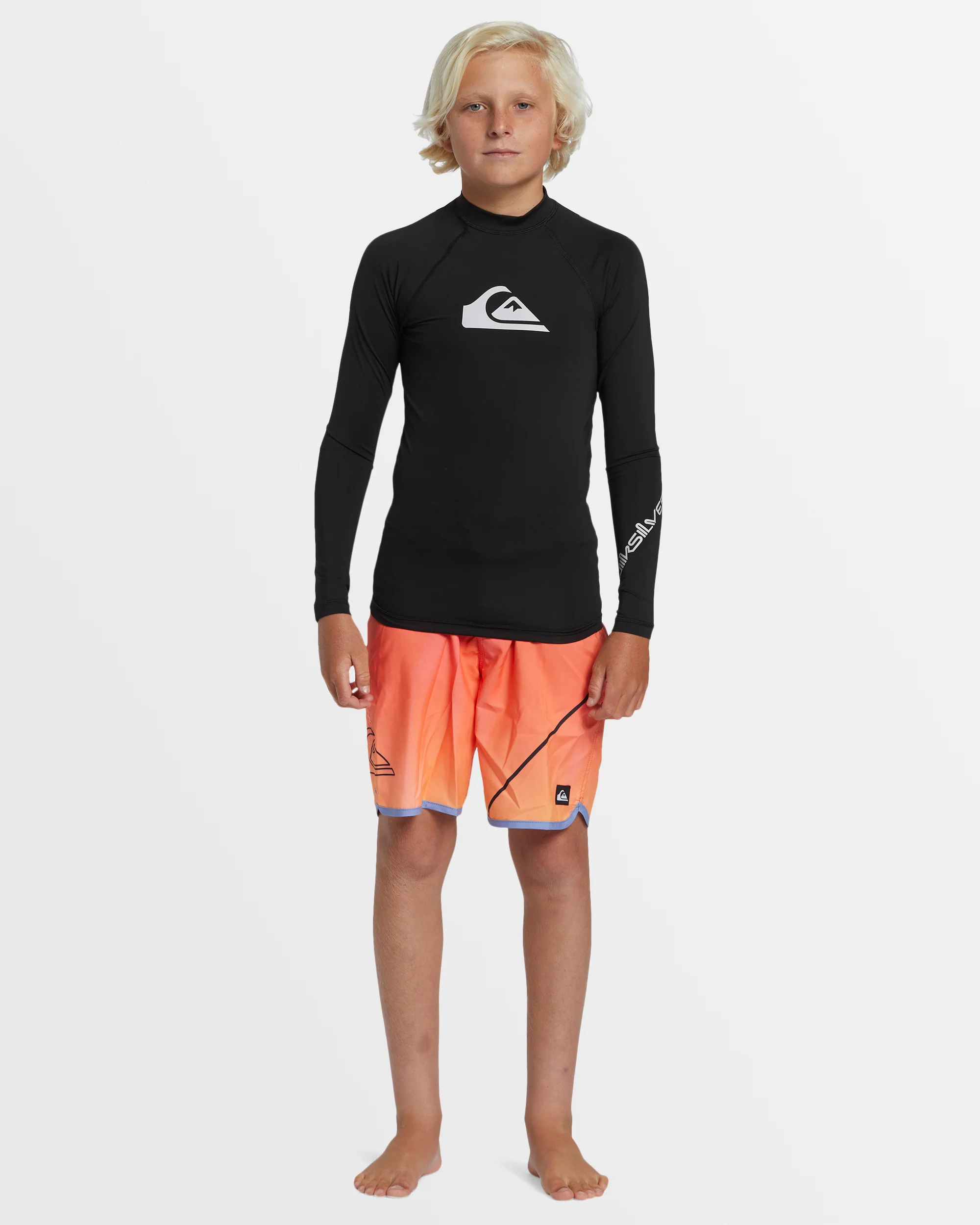 Boys 8-16 All Time Long Sleeve UPF 50 Rash Vest - Image 8