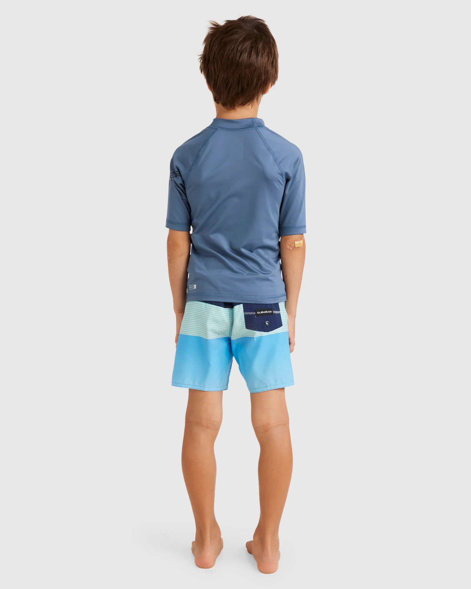 Boys 2-7 All Time Short Sleeve UPF 50 Rash Vest - Image 3