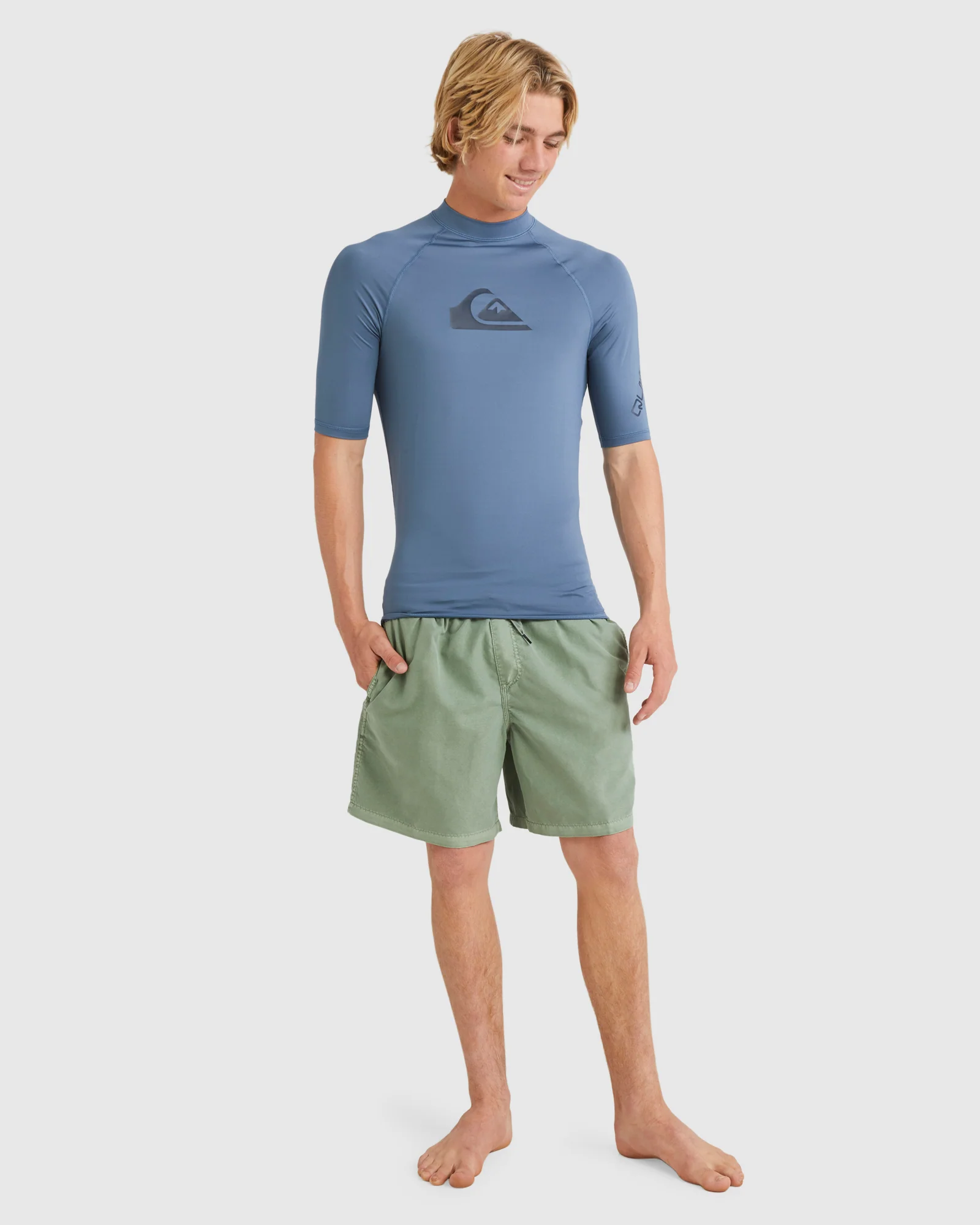 Mens All Time Short Sleeve Upf 50 Rash Vest - Image 5