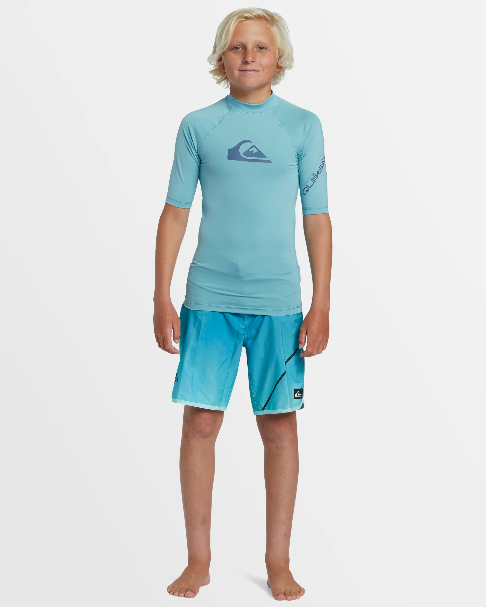 Boys 8-16 All Time Short Sleeve UPF 50 Rash Vest - Image 6