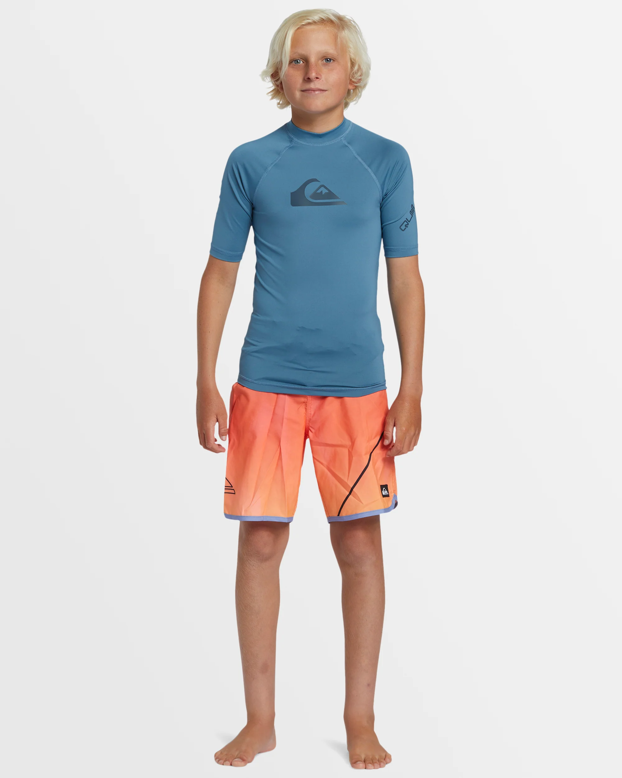 Boys 8-16 All Time Short Sleeve UPF 50 Rash Vest - Image 6