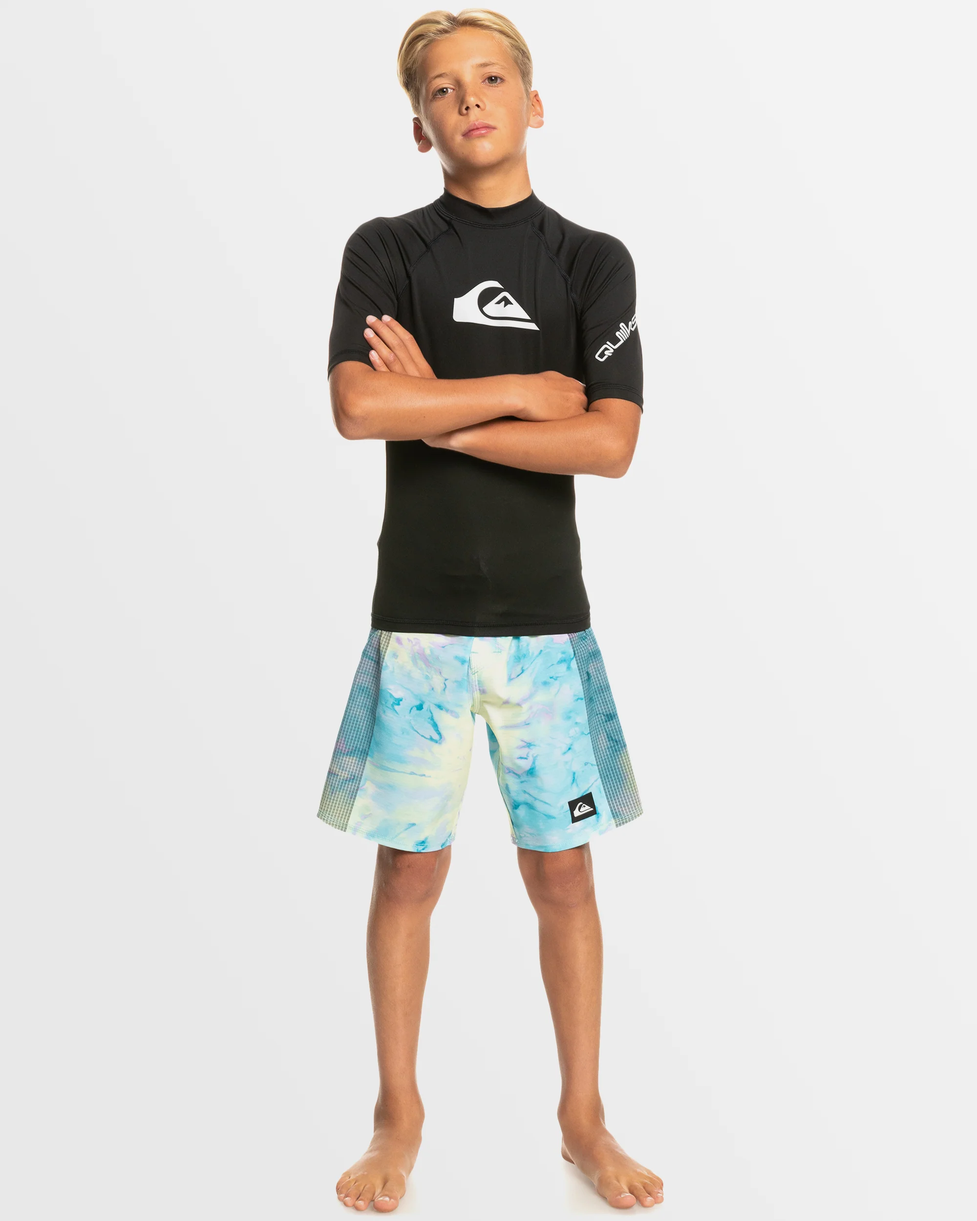 Boys 8-16 All Time Short Sleeve UPF 50 Rash Vest - Image 8
