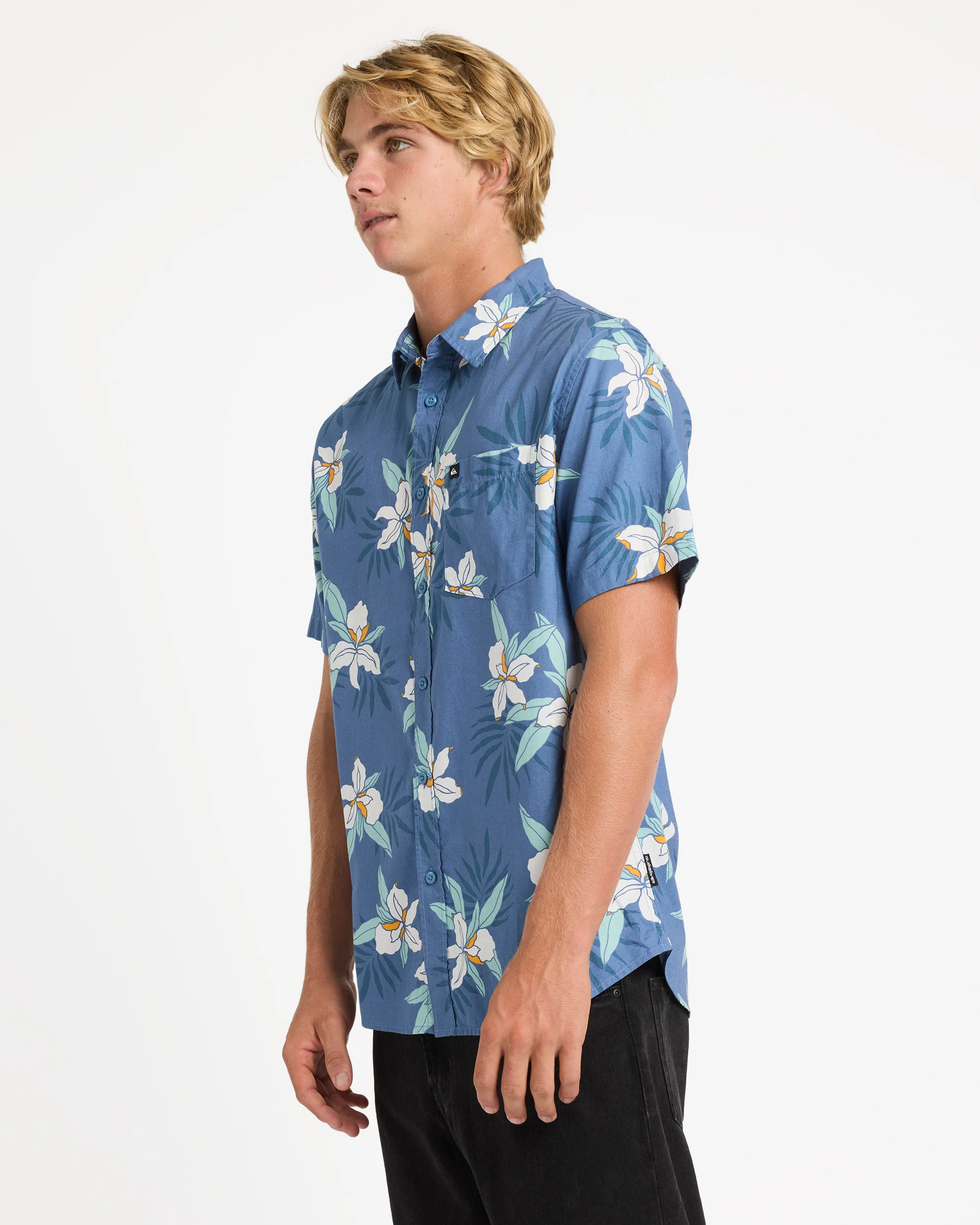 Mens Apero Classic Floral Short Sleeve Shirt - Image 2
