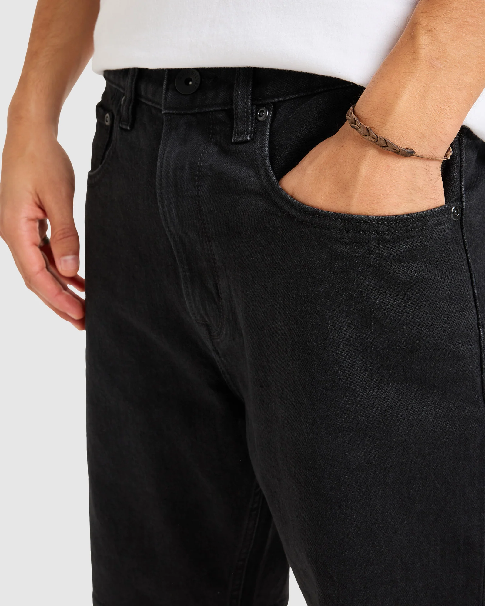 Mens Aqua Cult 20" Denim Shorts - Image 3