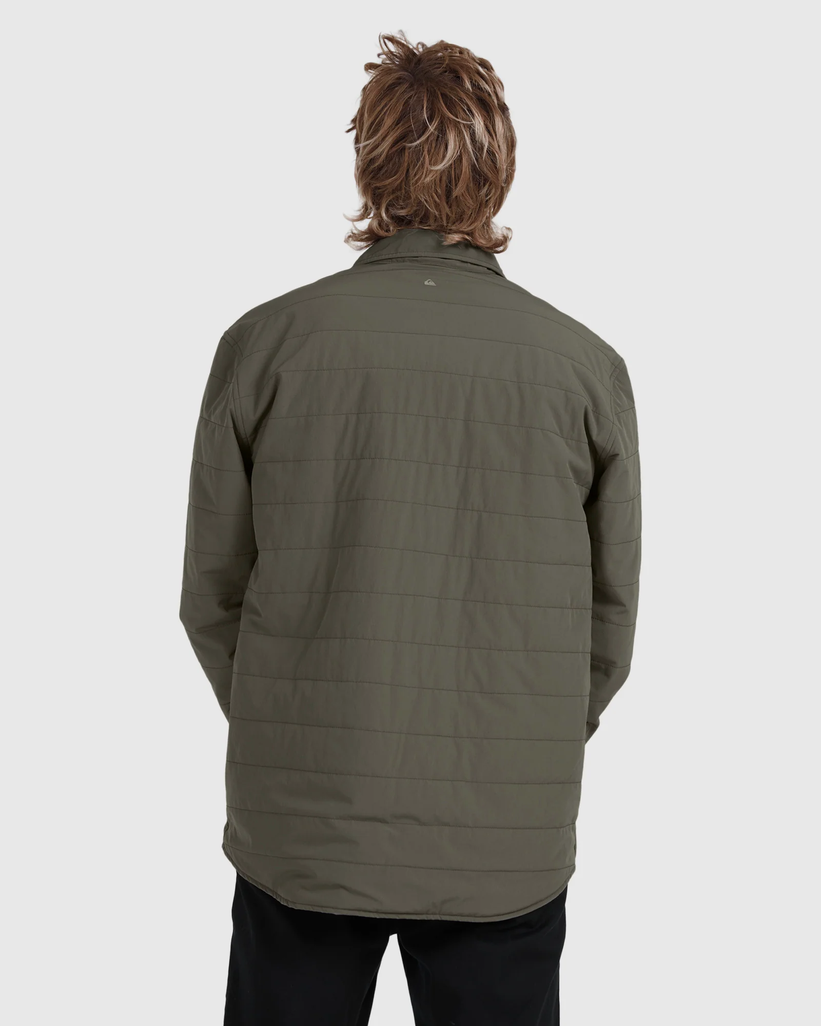 Mens Waterman Artic Bait Long Sleeve Quilted Overshirt - Image 3