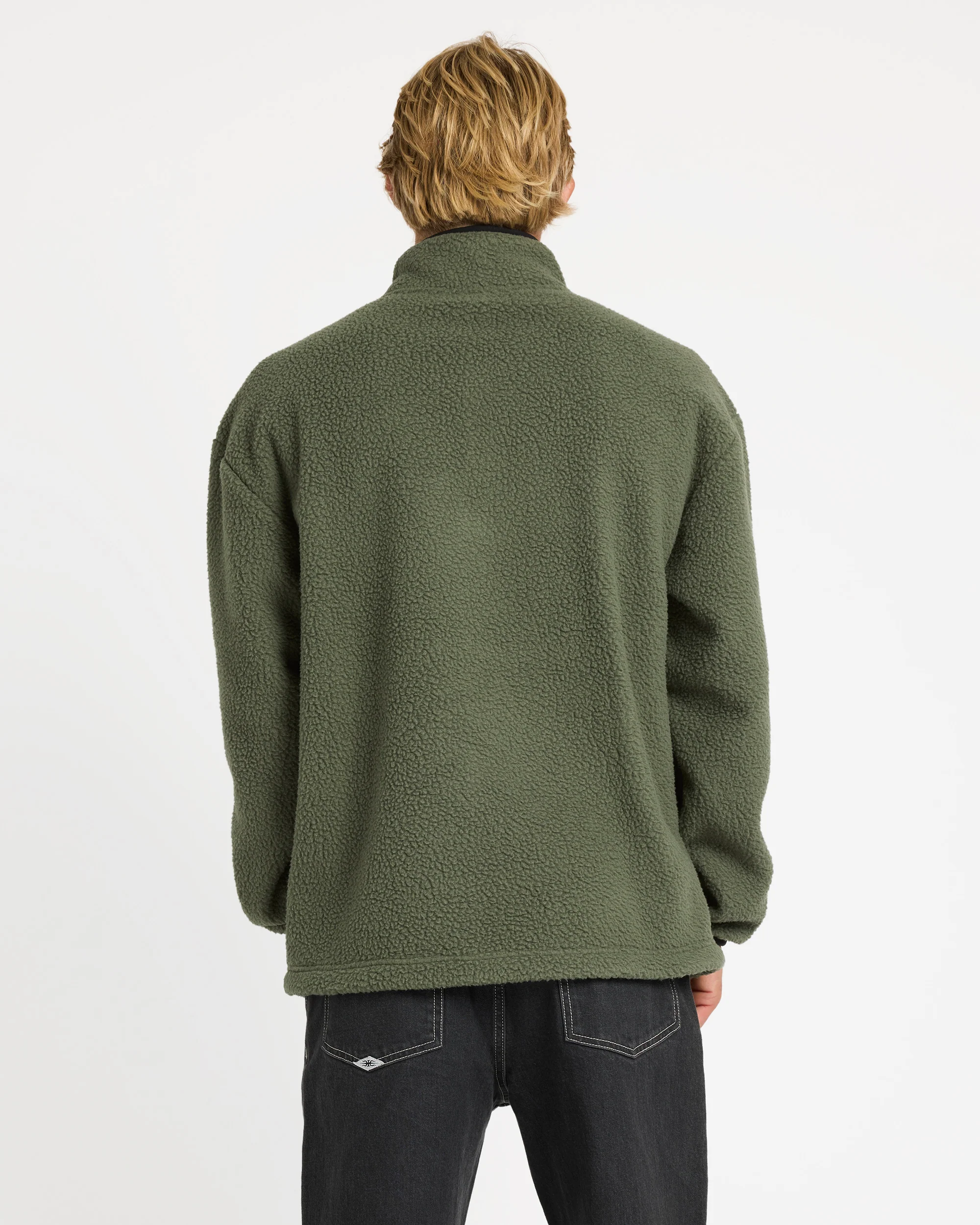 Mens Aus Stack Polar Pullover Sweatshirt - Image 3