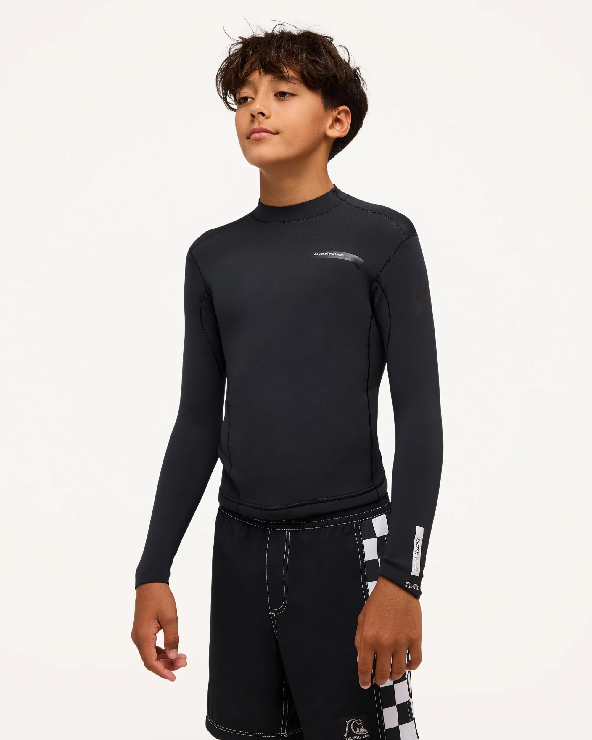 Boys 8-16 1.5mm B Everyday Sessions Long Sleeve Wetsuit Top - Image 3