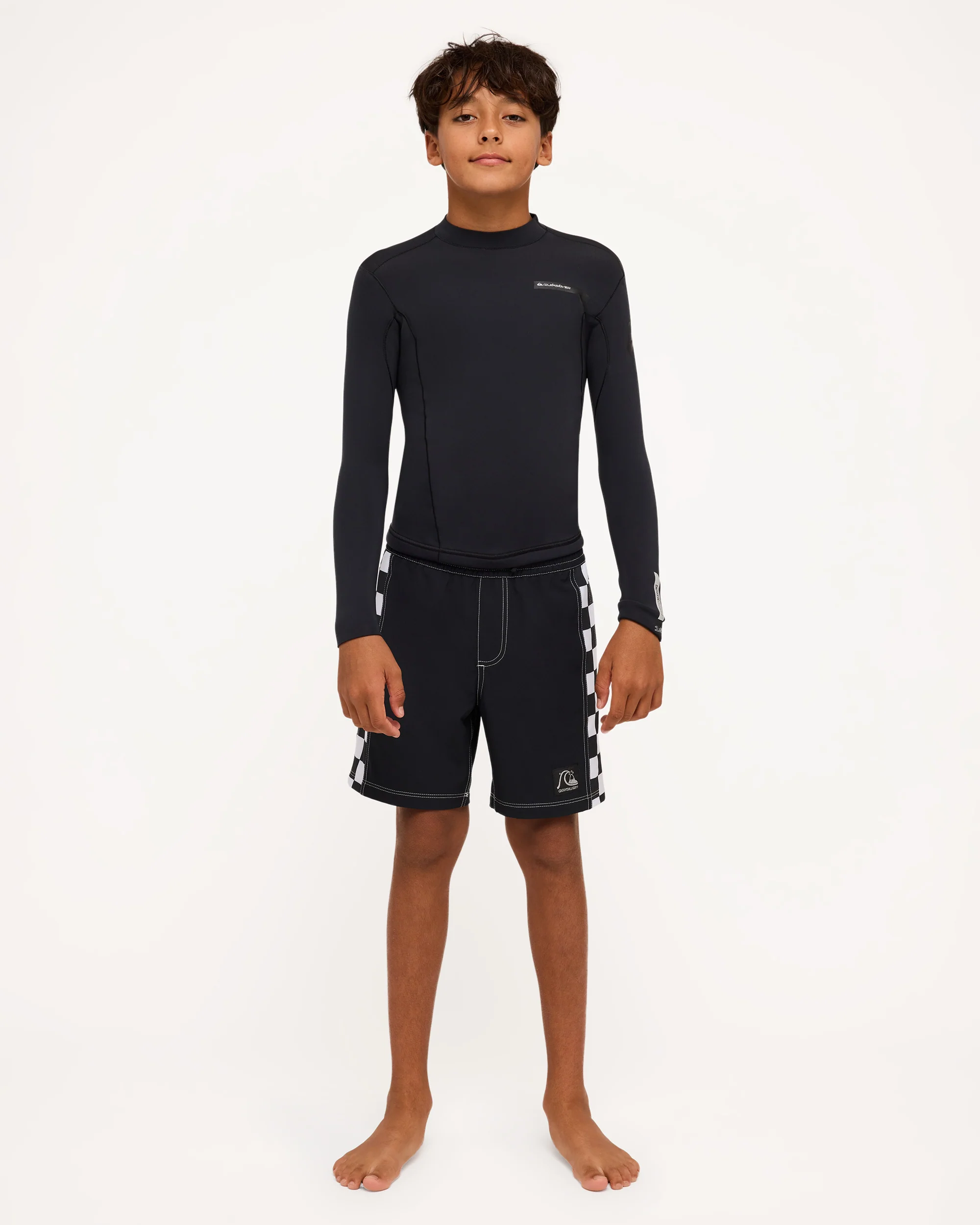 Boys 8-16 1.5mm B Everyday Sessions Long Sleeve Wetsuit Top - Image 6