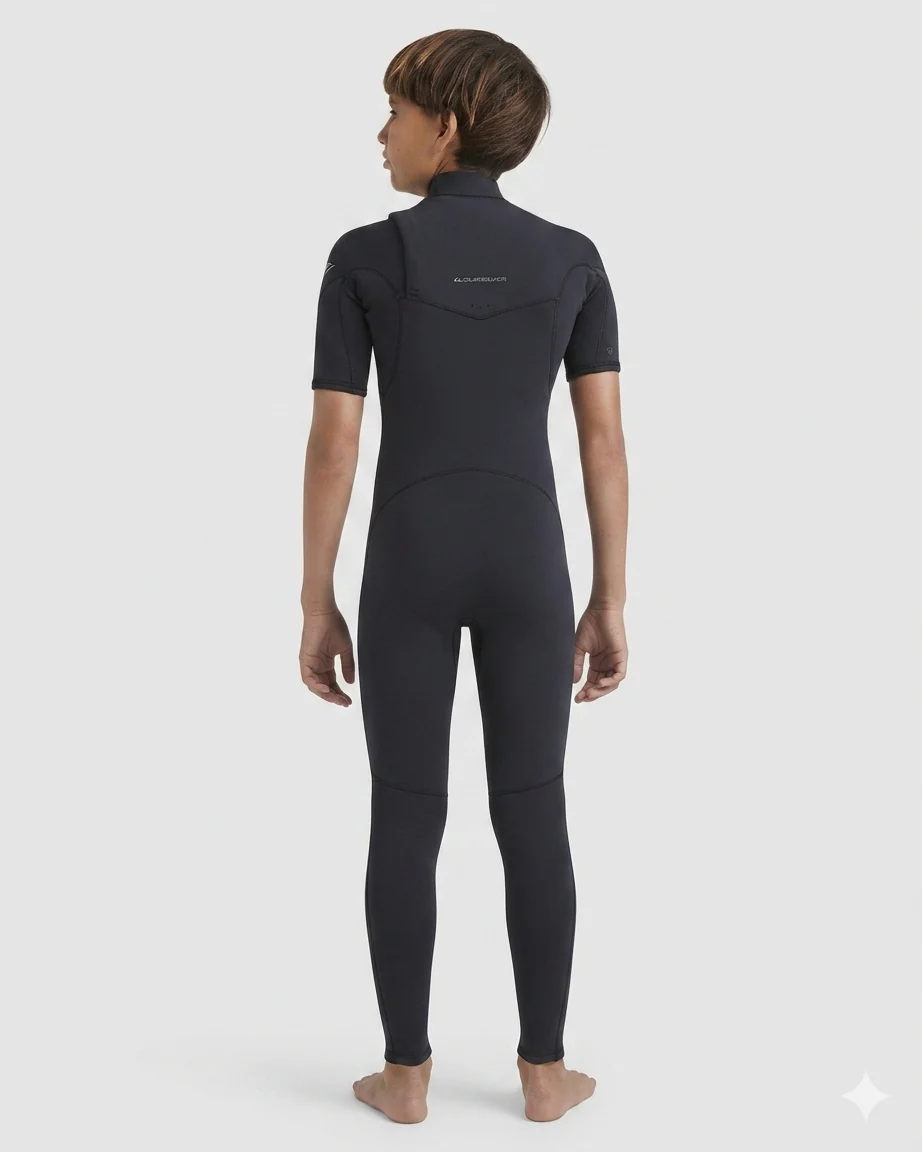 Boys 8-16 2/2mm Everyday Sessions Chest Zip Springsuit - Image 2