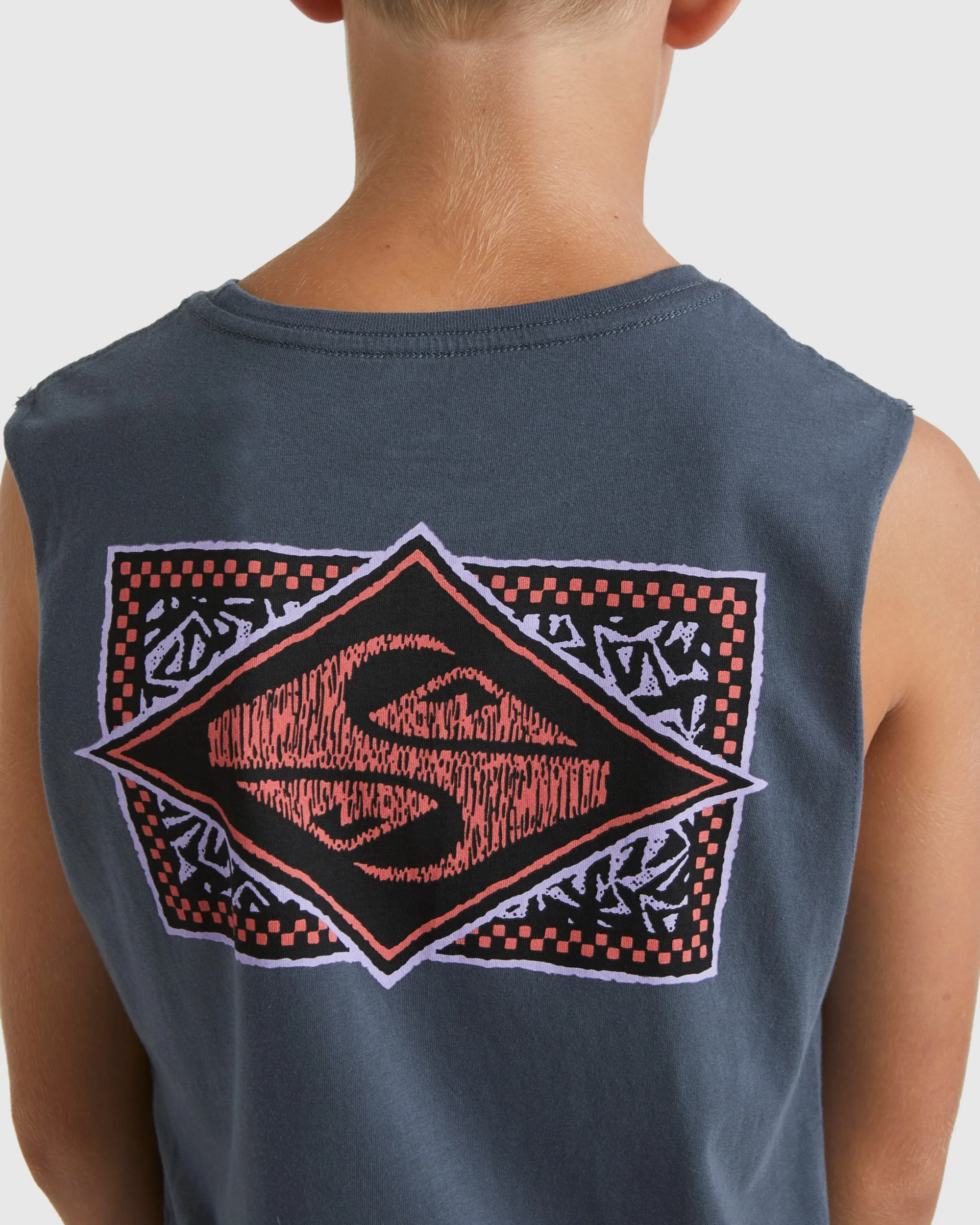 Boys 8-16 Back Flash Sleeveless Muscle T-Shirt - Image 4