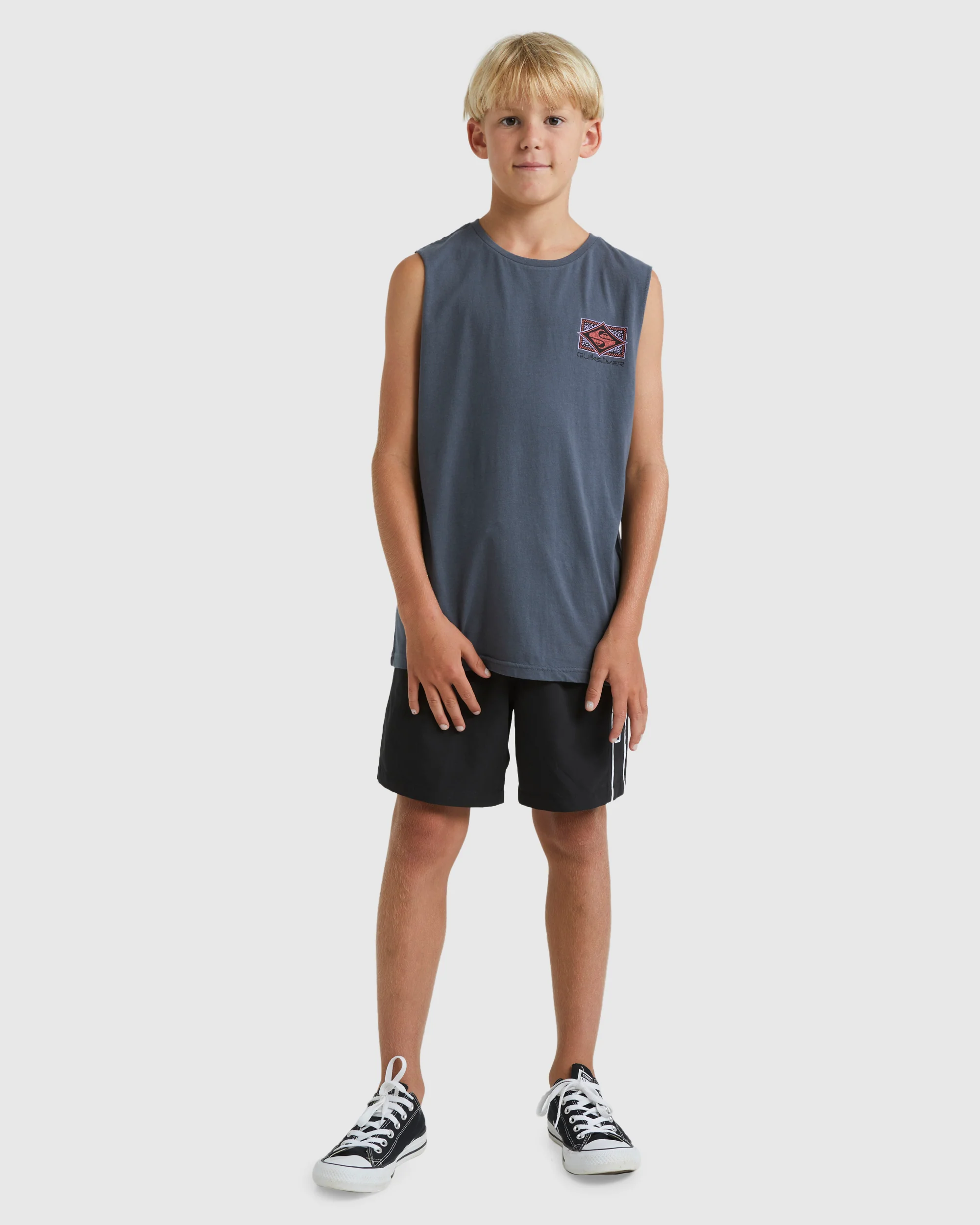 Boys 8-16 Back Flash Sleeveless Muscle T-Shirt - Image 5