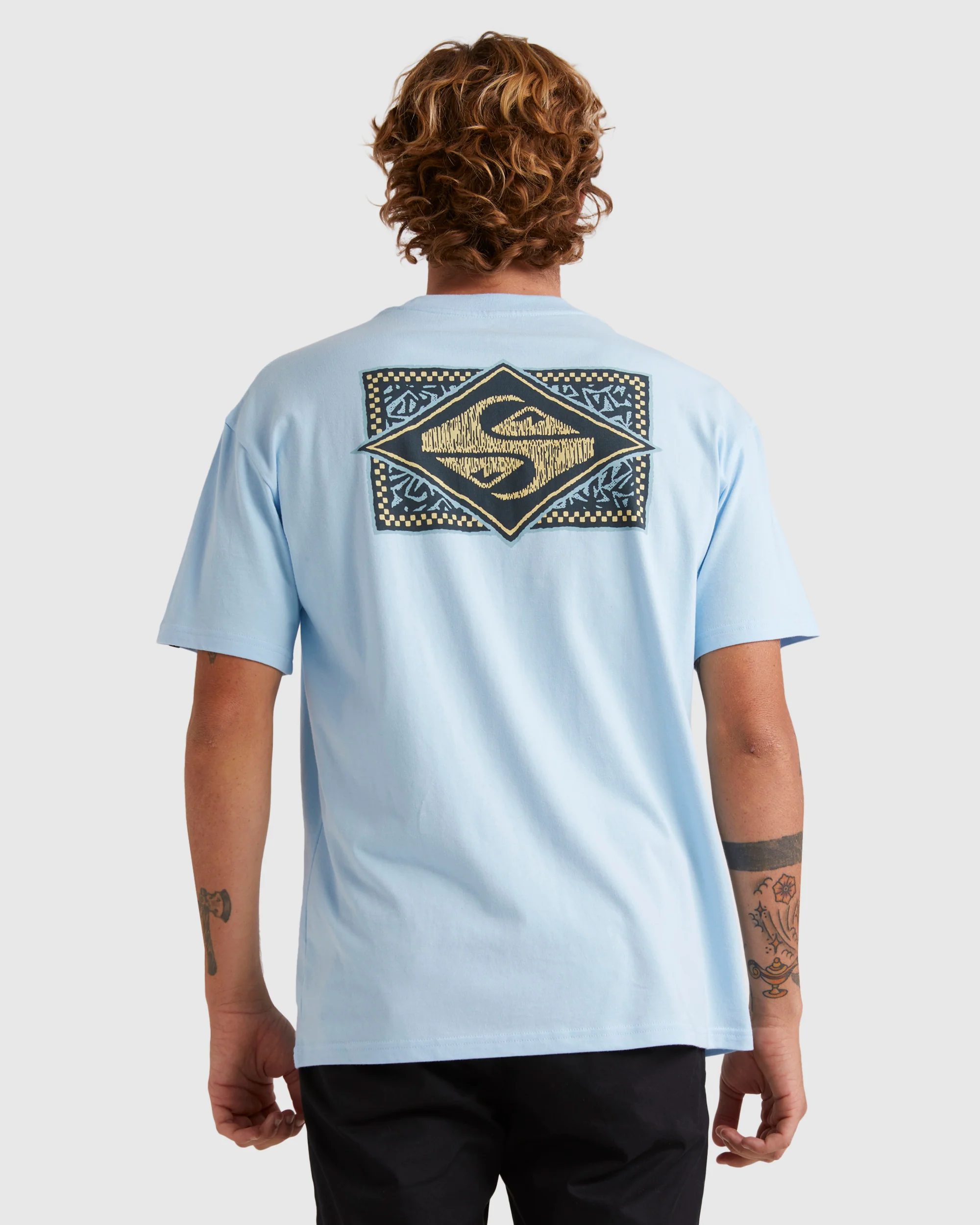 Mens Back Flash Oversized T-shirt - Image 3