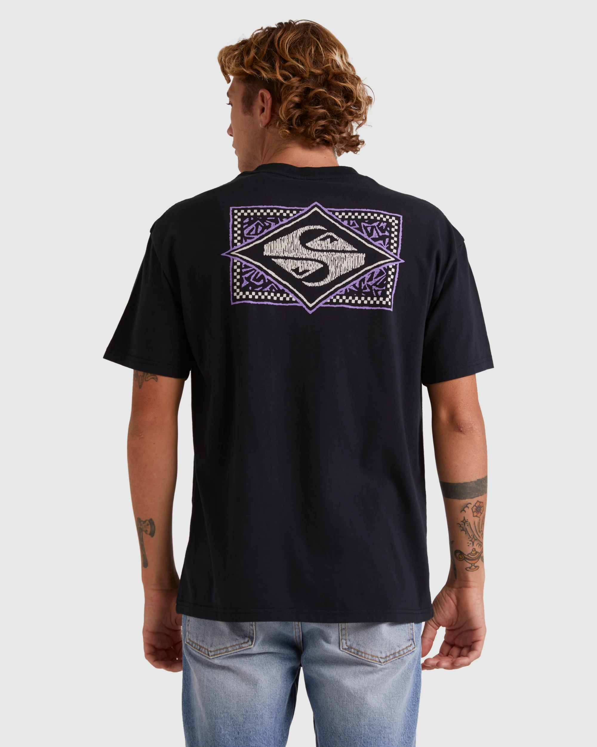 Mens Back Flash Oversized T-shirt - Image 3