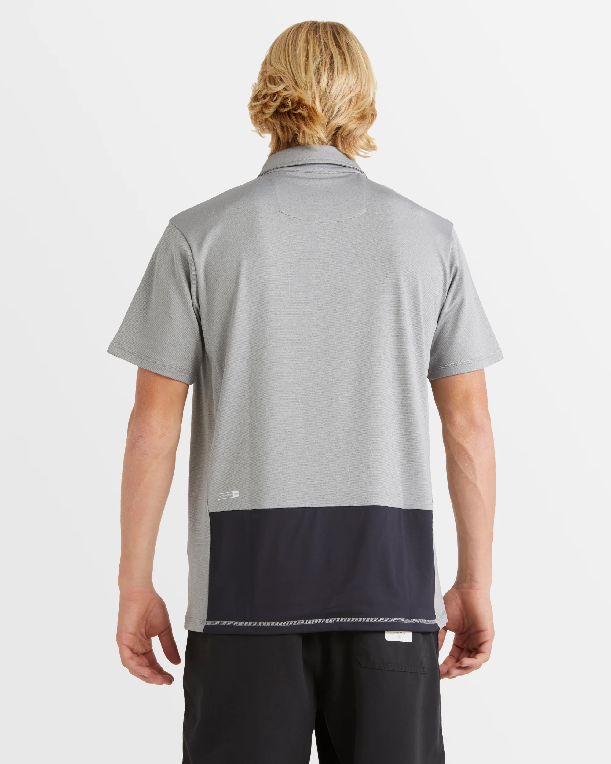 Mens Baitball Short Sleeve Upf 50 Surf Polo Shirt - Image 3