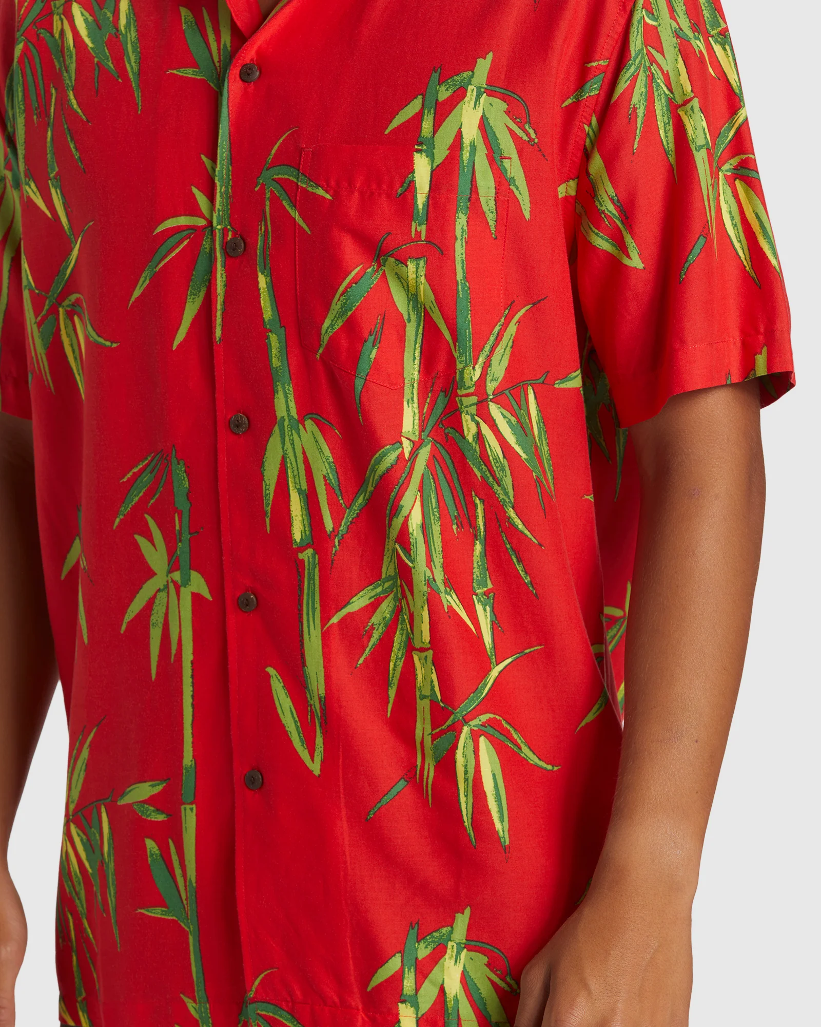 Mens Bamboo DNA Island Short Sleeve Shirt - Image 4