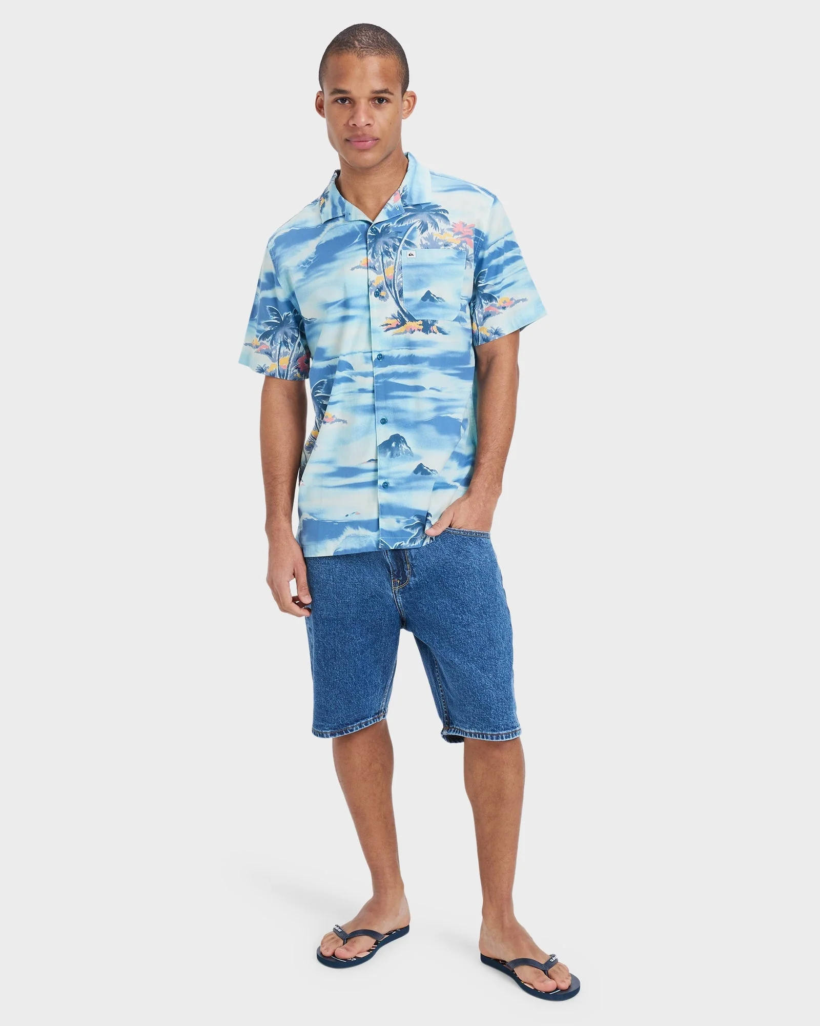 Mens Beach Club Short Sleeve Shirt - Image 5