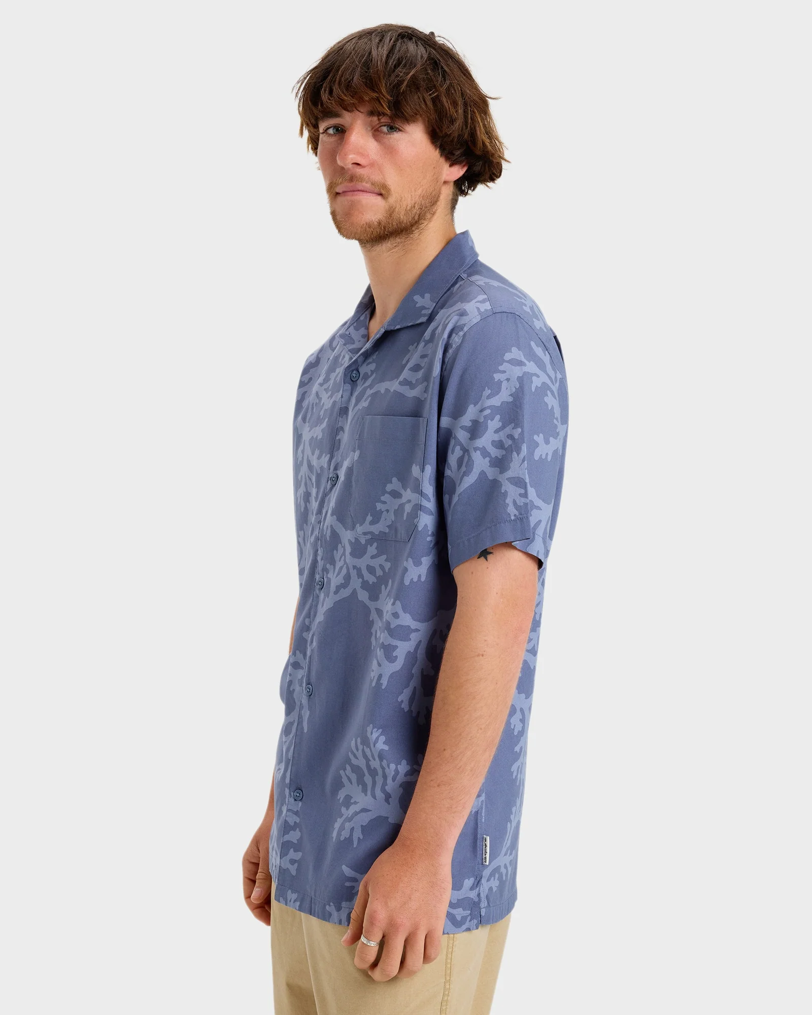 Mens Beach Club Short Sleeve Shirt - Image 2