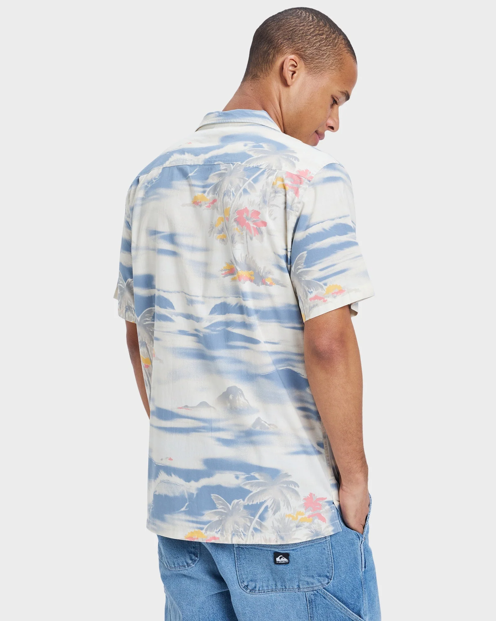 Mens Beach Club Short Sleeve Shirt - Image 2