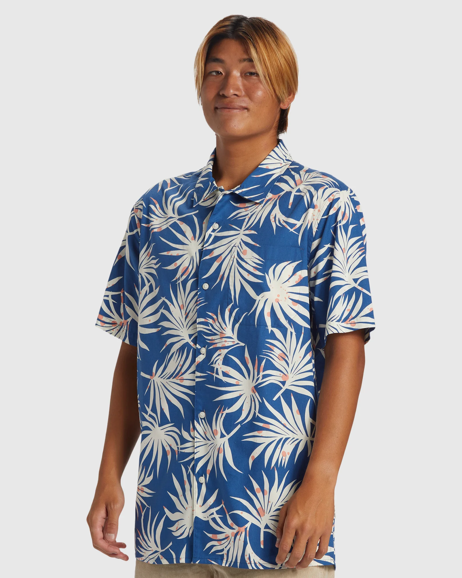 Mens Beach Club Casual Short Sleeve Shirt - Image 2