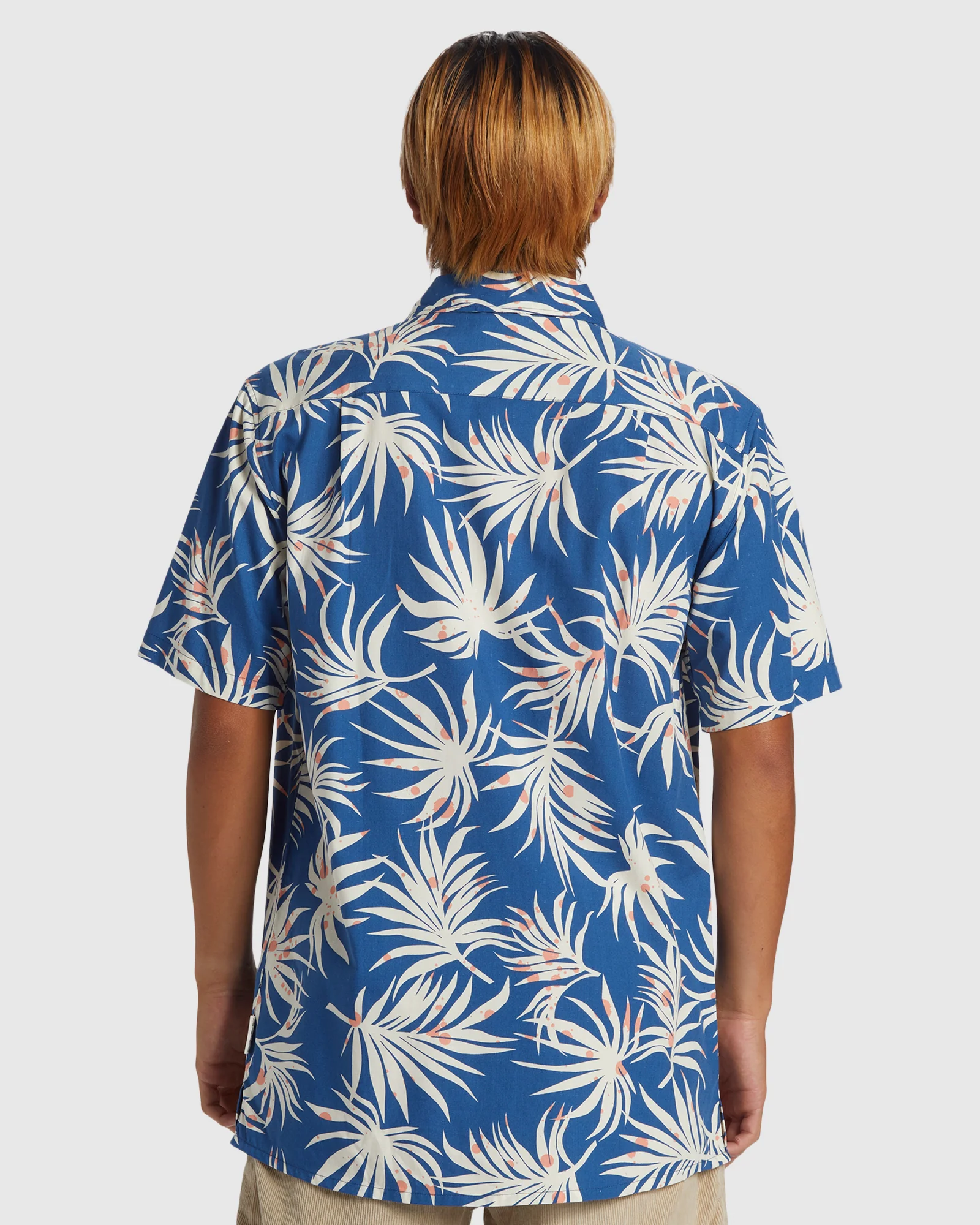Mens Beach Club Casual Short Sleeve Shirt - Image 3