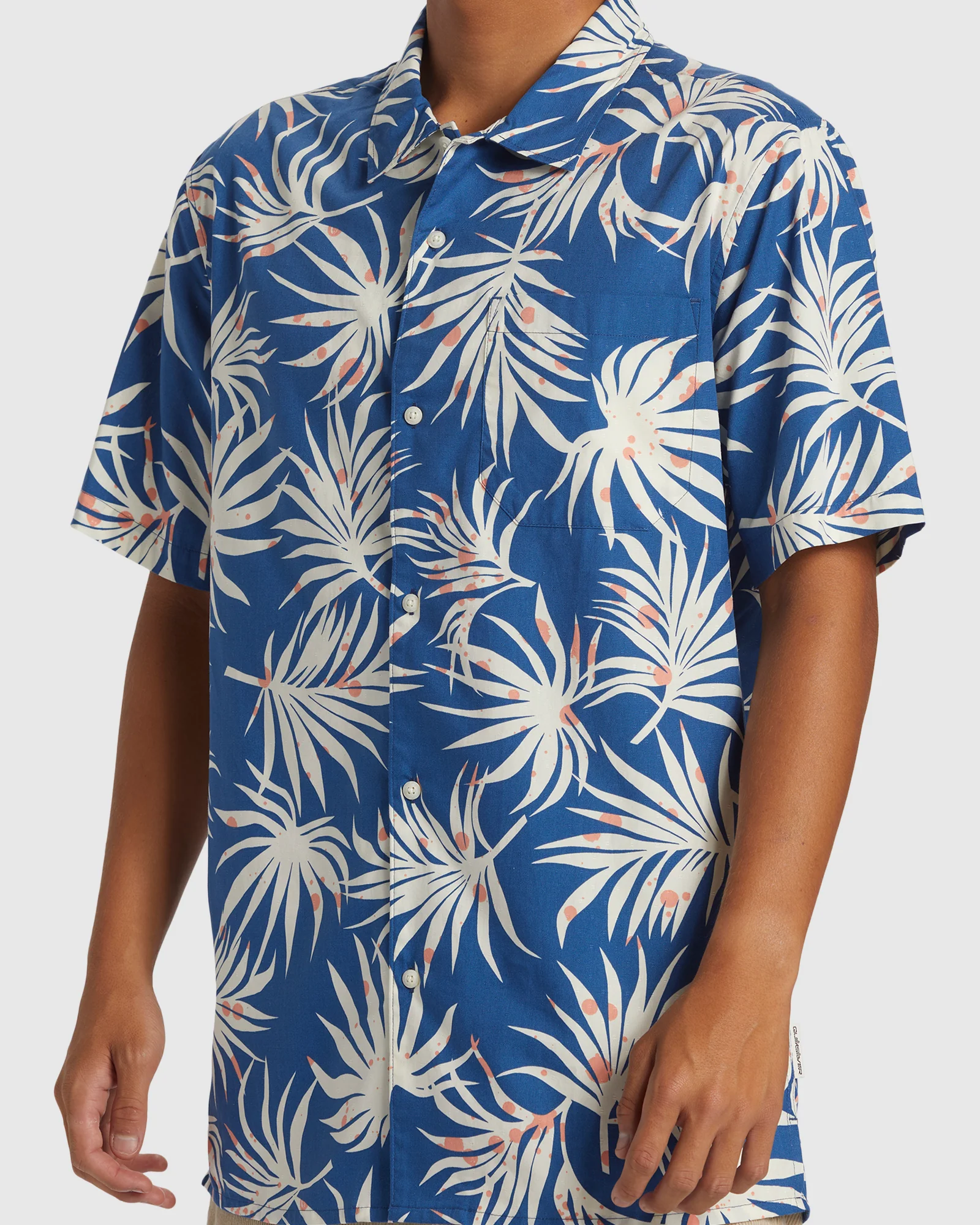 Mens Beach Club Casual Short Sleeve Shirt - Image 4