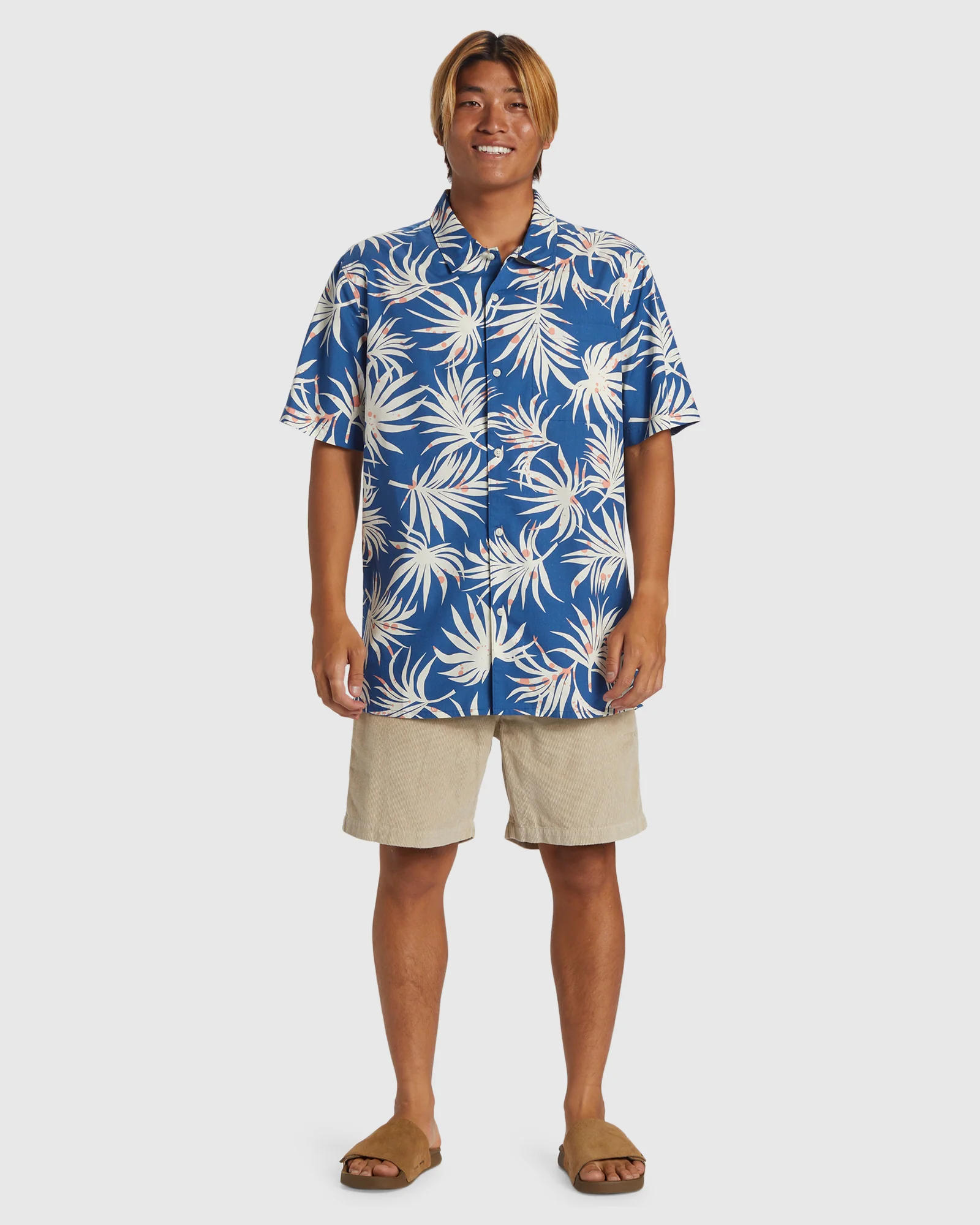 Mens Beach Club Casual Short Sleeve Shirt - Image 5