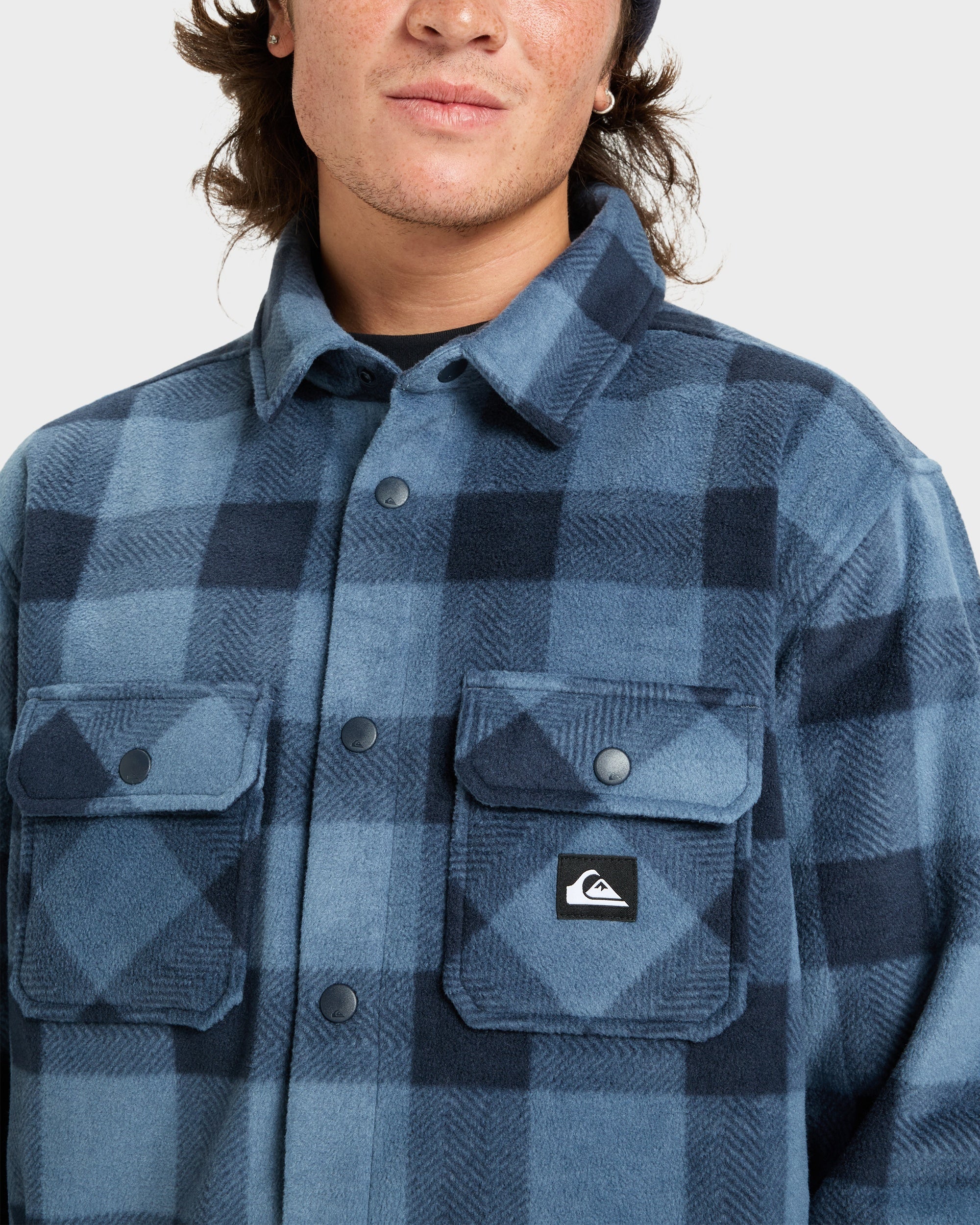Mens Check Long Sleeve Shirt - Image 4