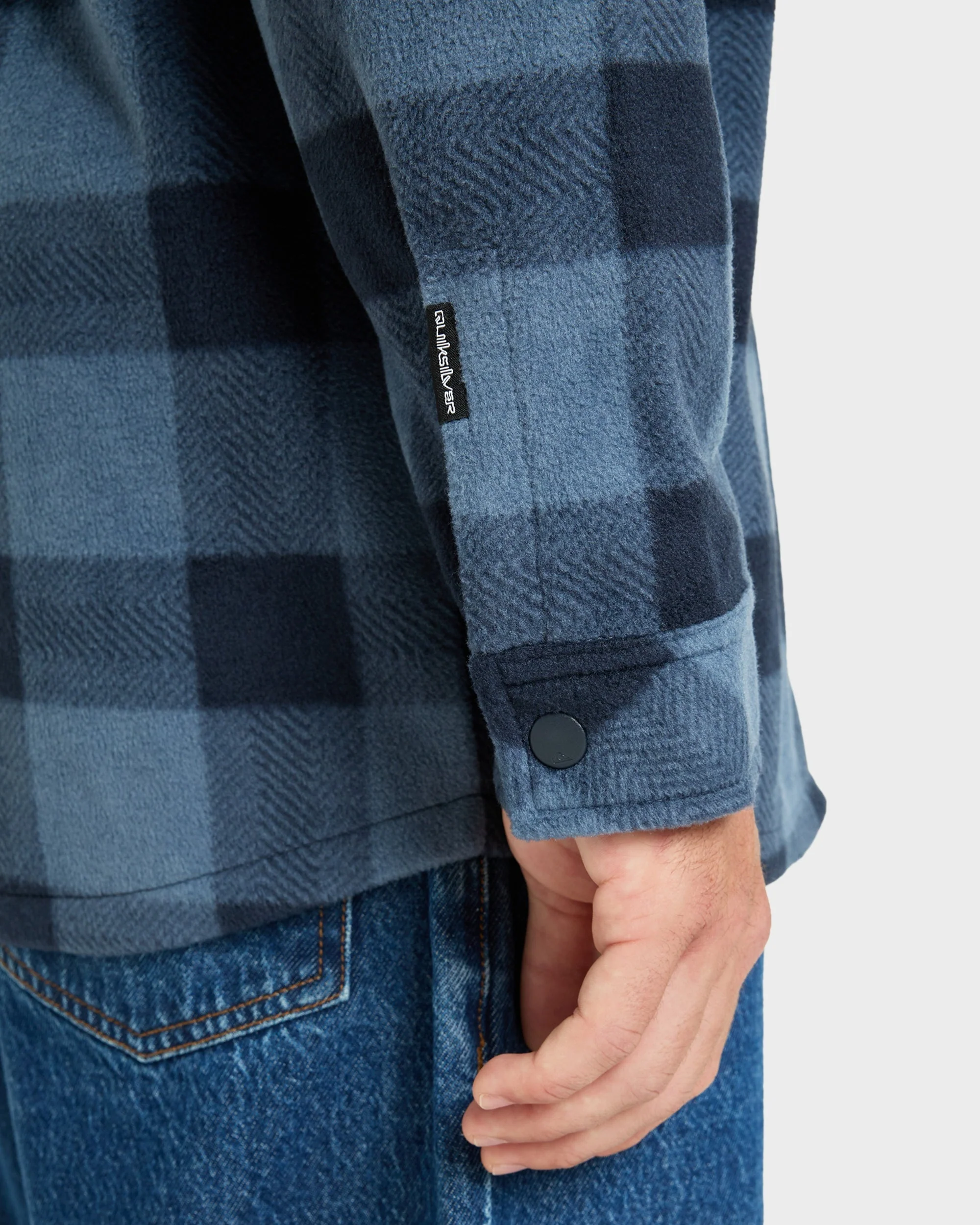 Mens Check Long Sleeve Shirt - Image 5
