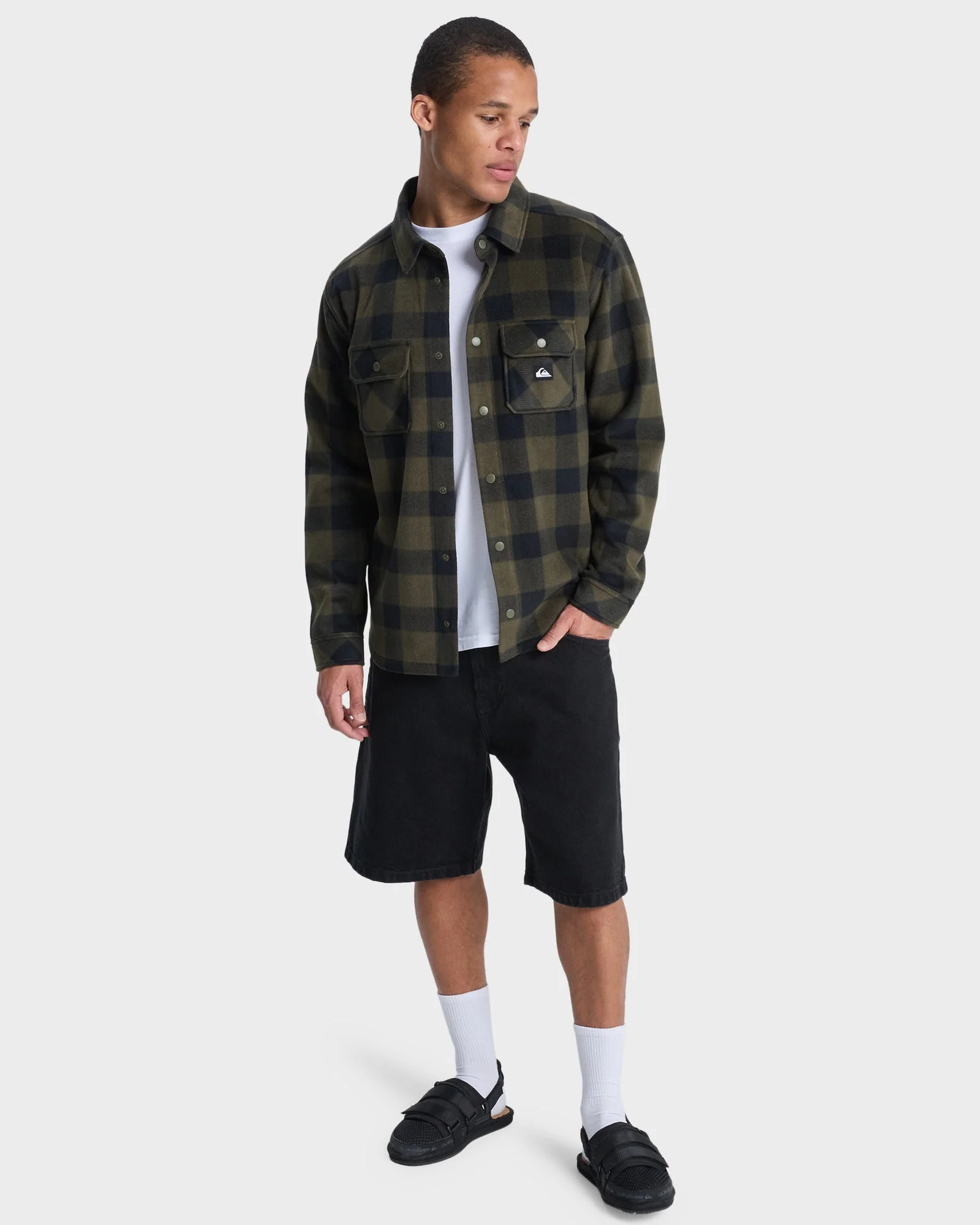 Mens Bering Strait Check Long Sleeve Shirt - Image 6