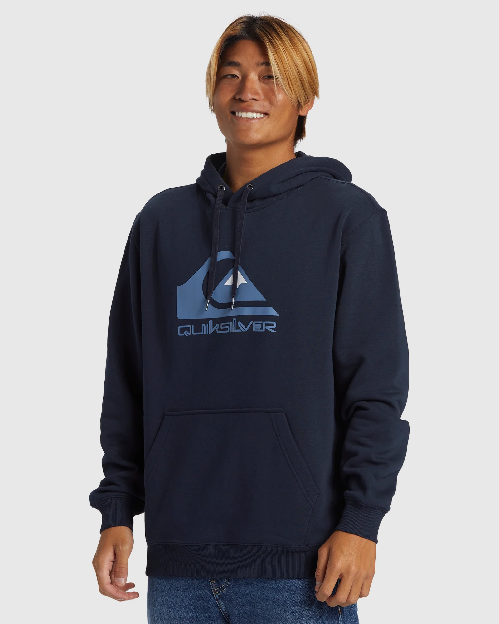 Mens Big Logo Pullover Hoodie - Image 2