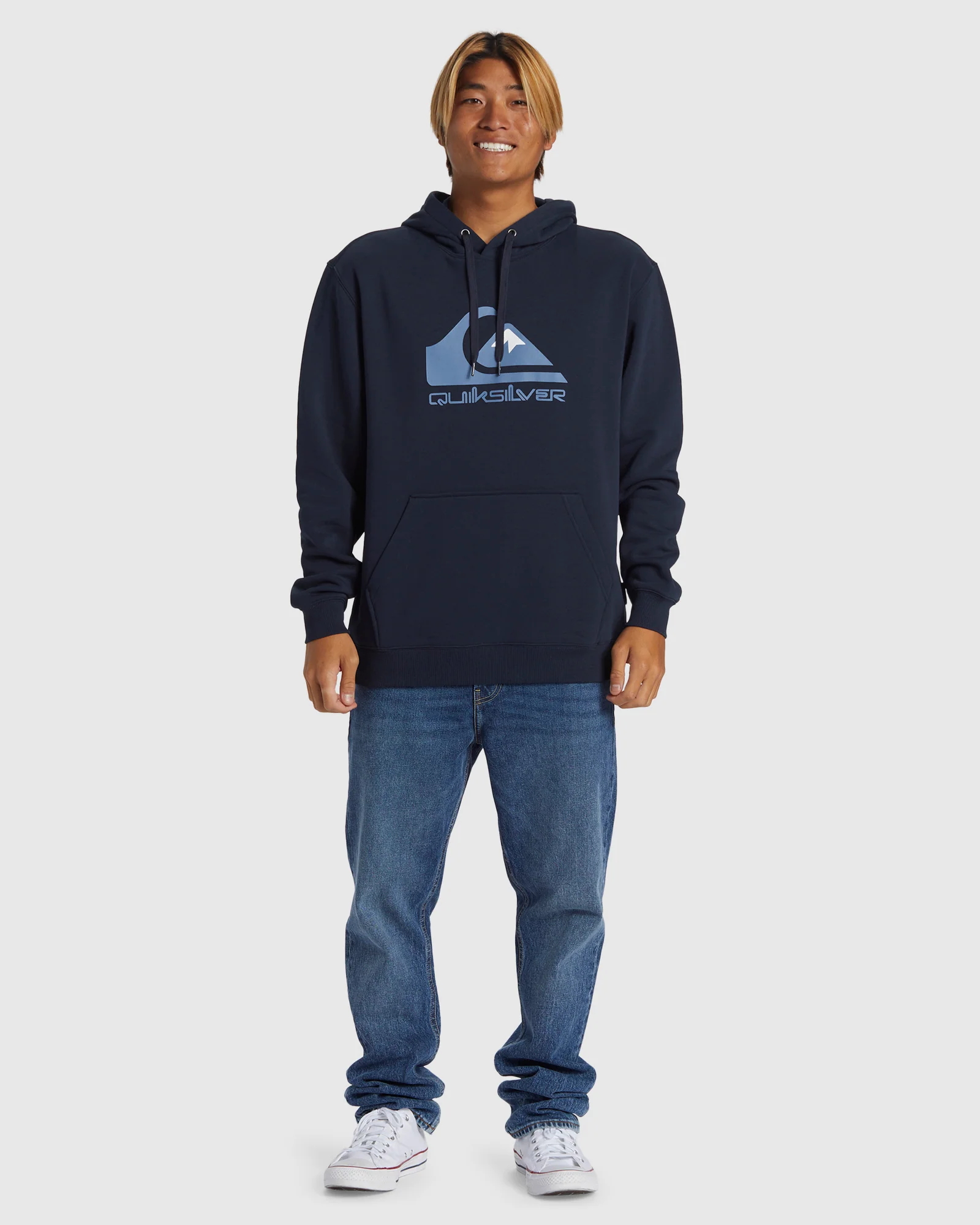 Mens Big Logo Pullover Hoodie - Image 5