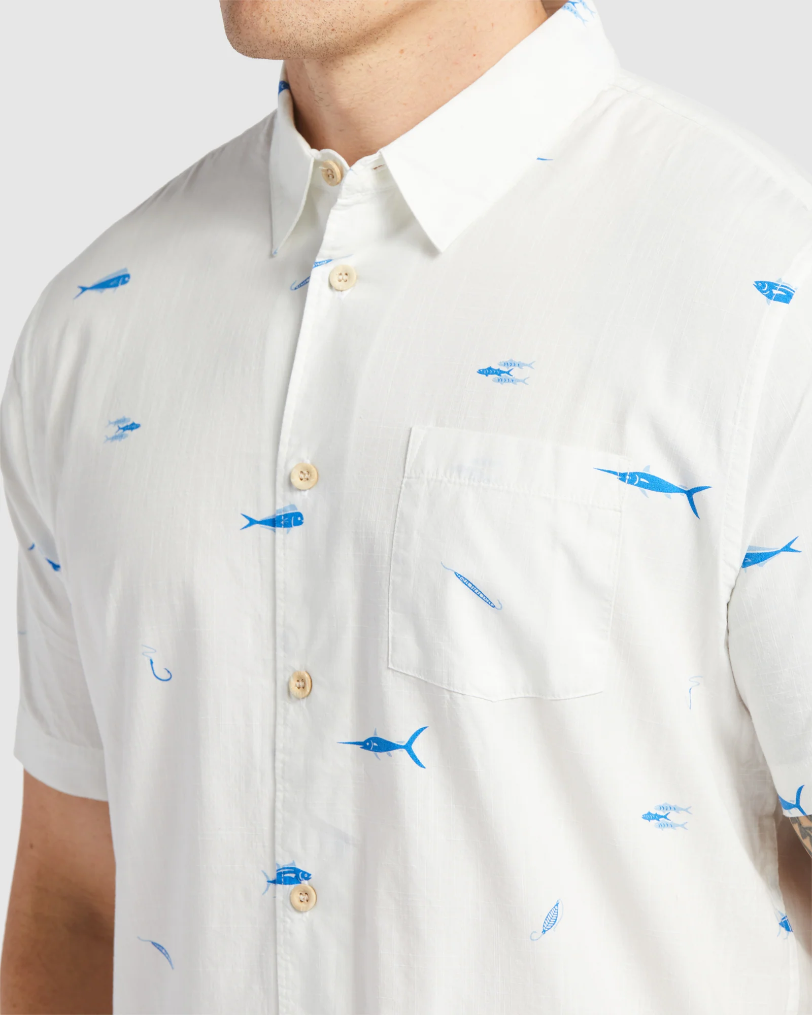 Mens Big Pond Short Sleeve Shirt - Image 4