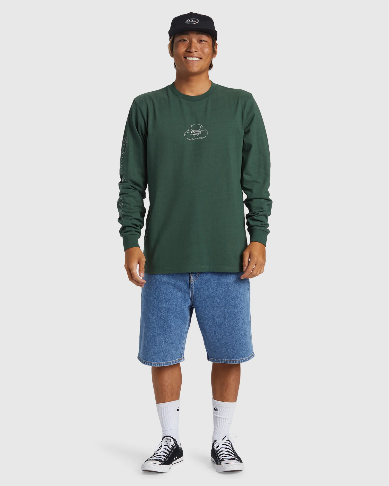 Mens Bio Hazard Long Sleeve T-Shirt - Image 5