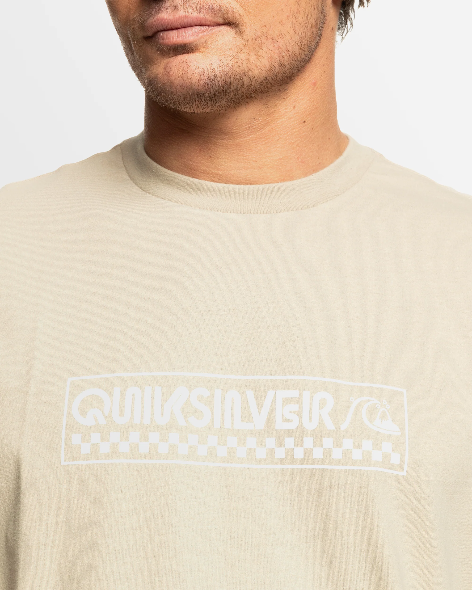 Mens Bubble Check T-Shirt - Image 2