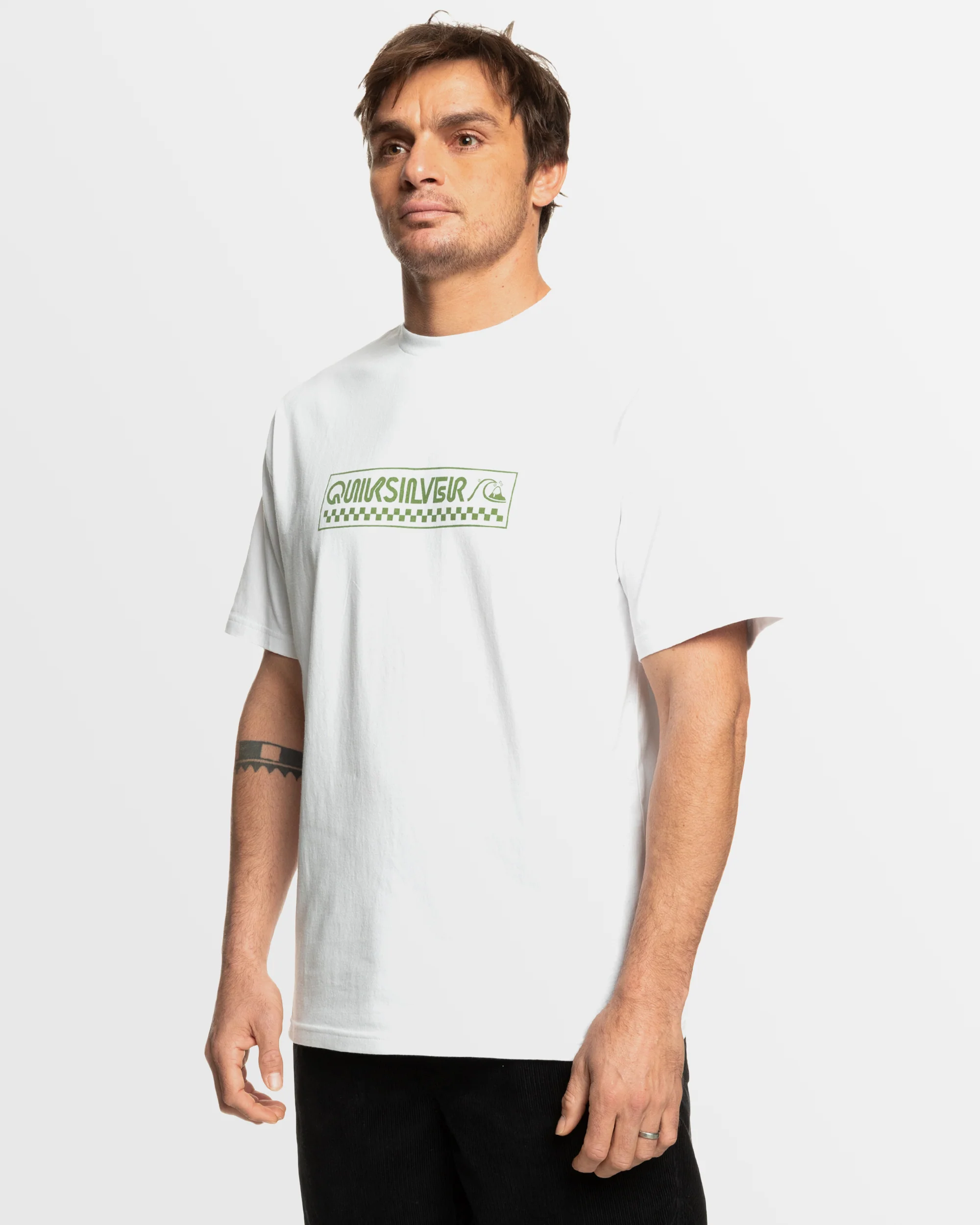 Mens Bubble Check T-Shirt - Image 2