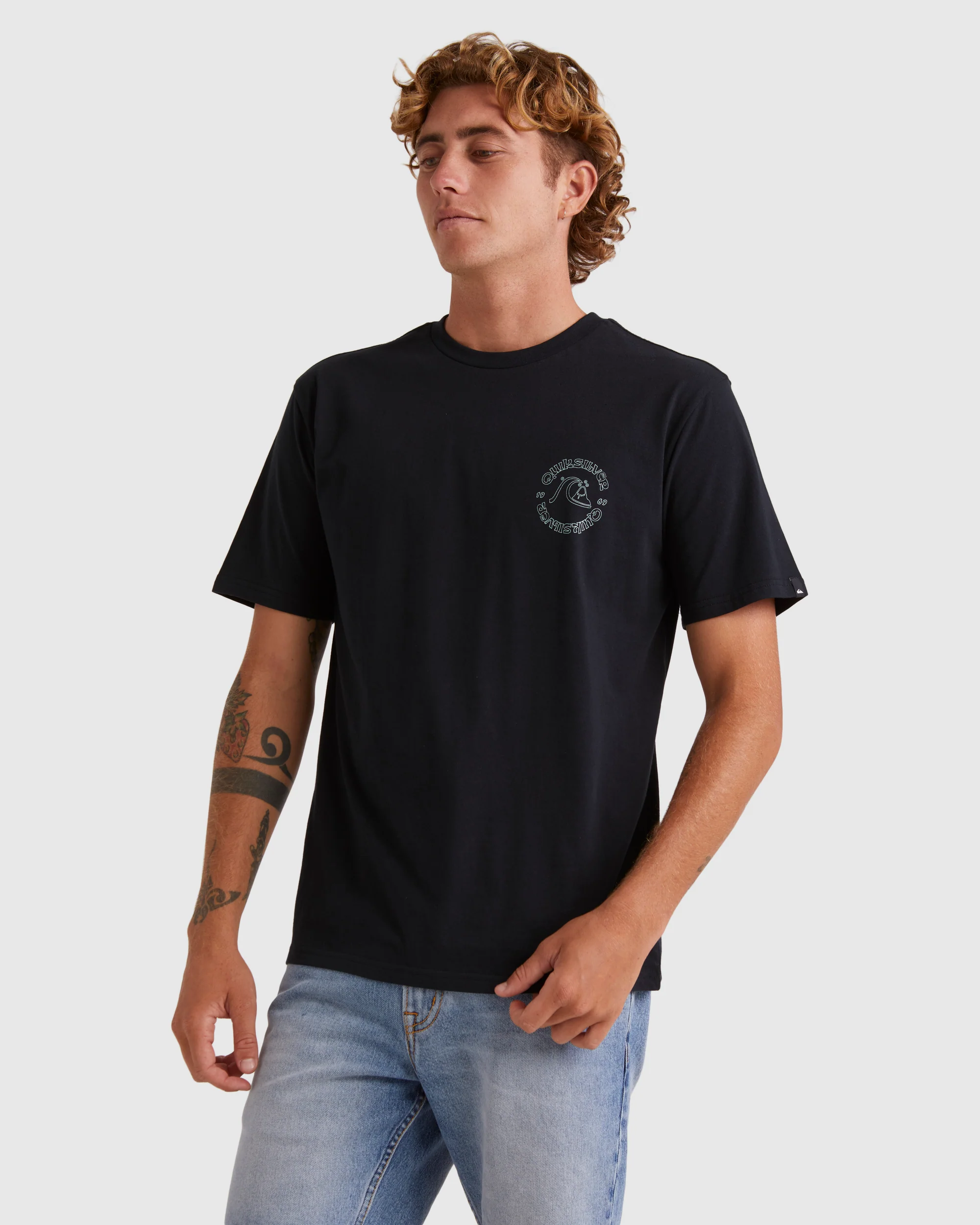 Mens Bubble Outline T-Shirt - Image 2