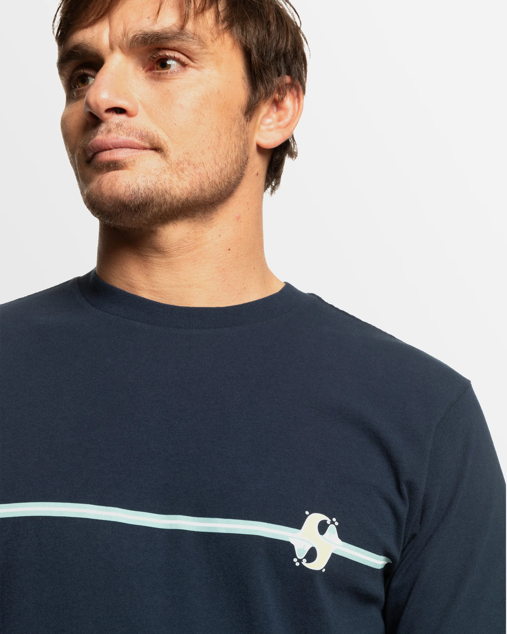 Mens Bubble Stripe T-Shirt - Image 2